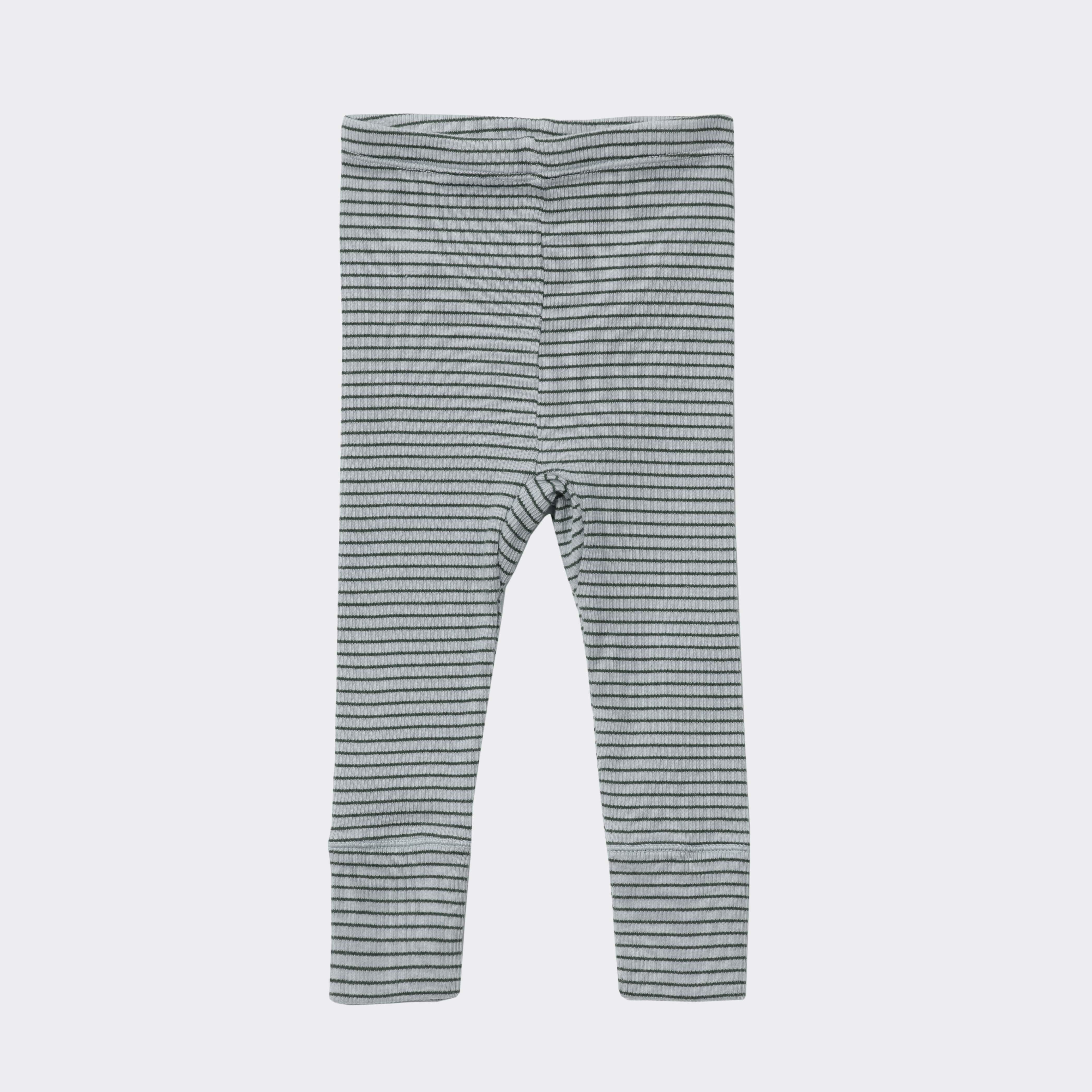 Baby Boys & Girls Mint Cotton Leggings