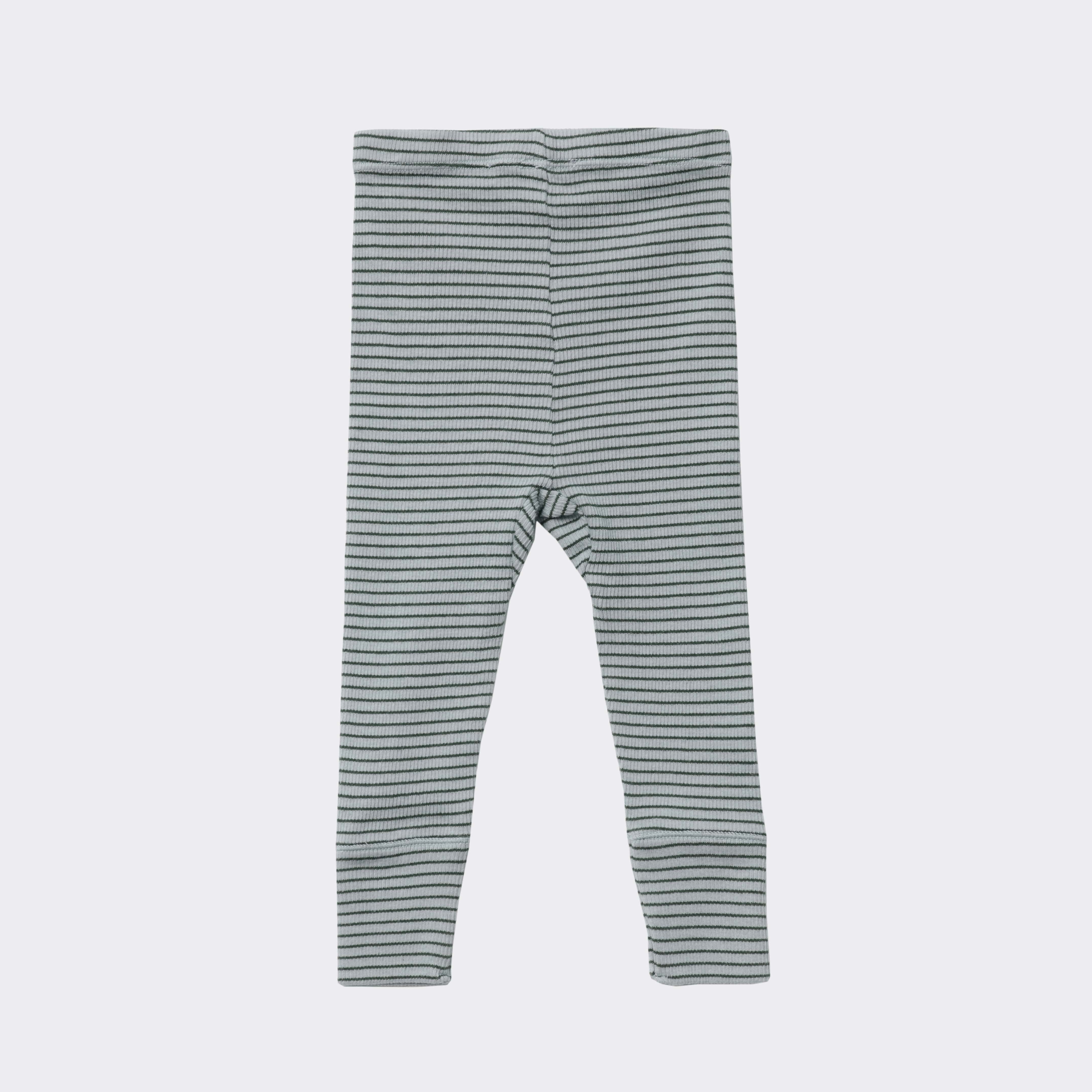 Baby Boys & Girls Mint Cotton Leggings