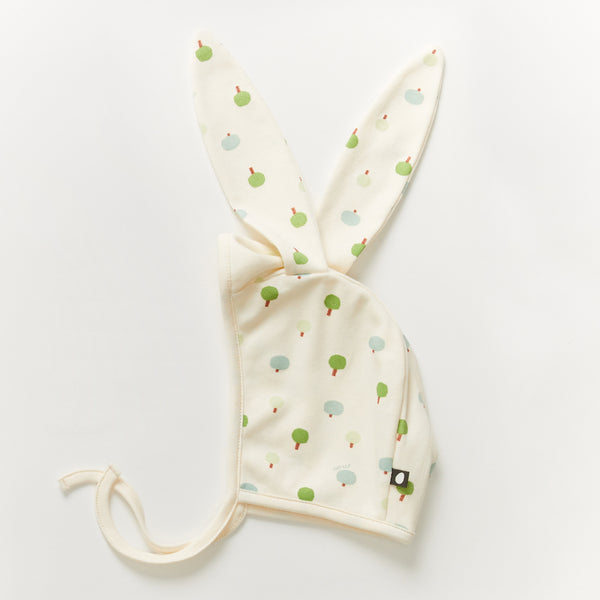 Baby Boys & Girls White Printed Cotton Hat