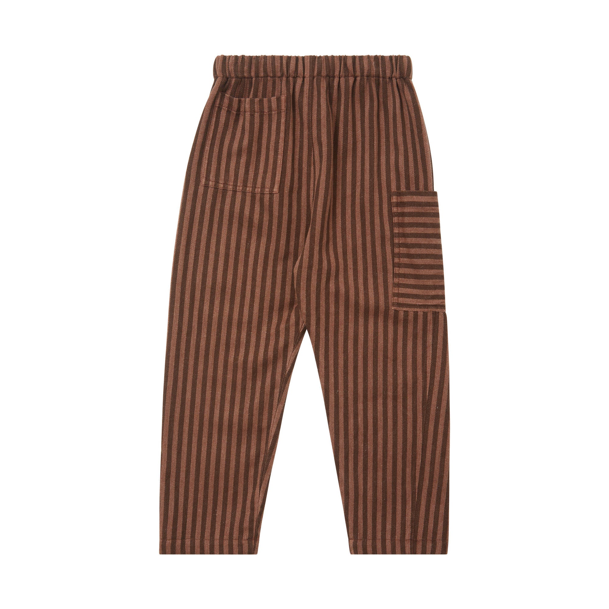 Boys & Girls Claret Stripes Cotton Trousers