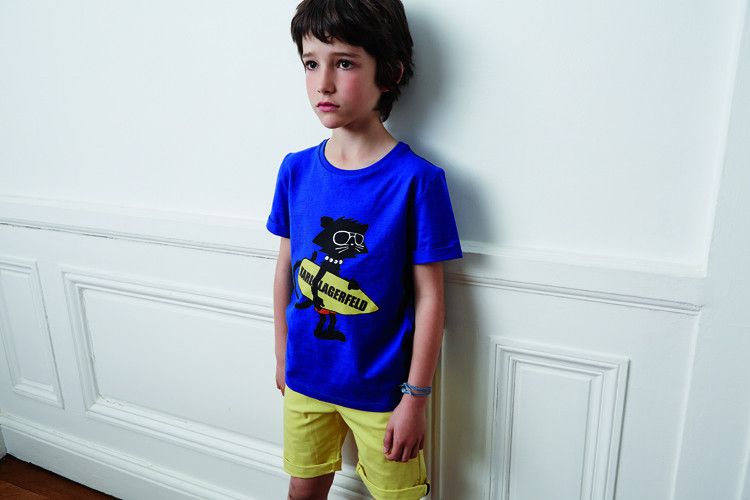 Boys Blue Fancy Printed Cotton T-Shirt - CÉMAROSE | Children's Fashion Store - 2