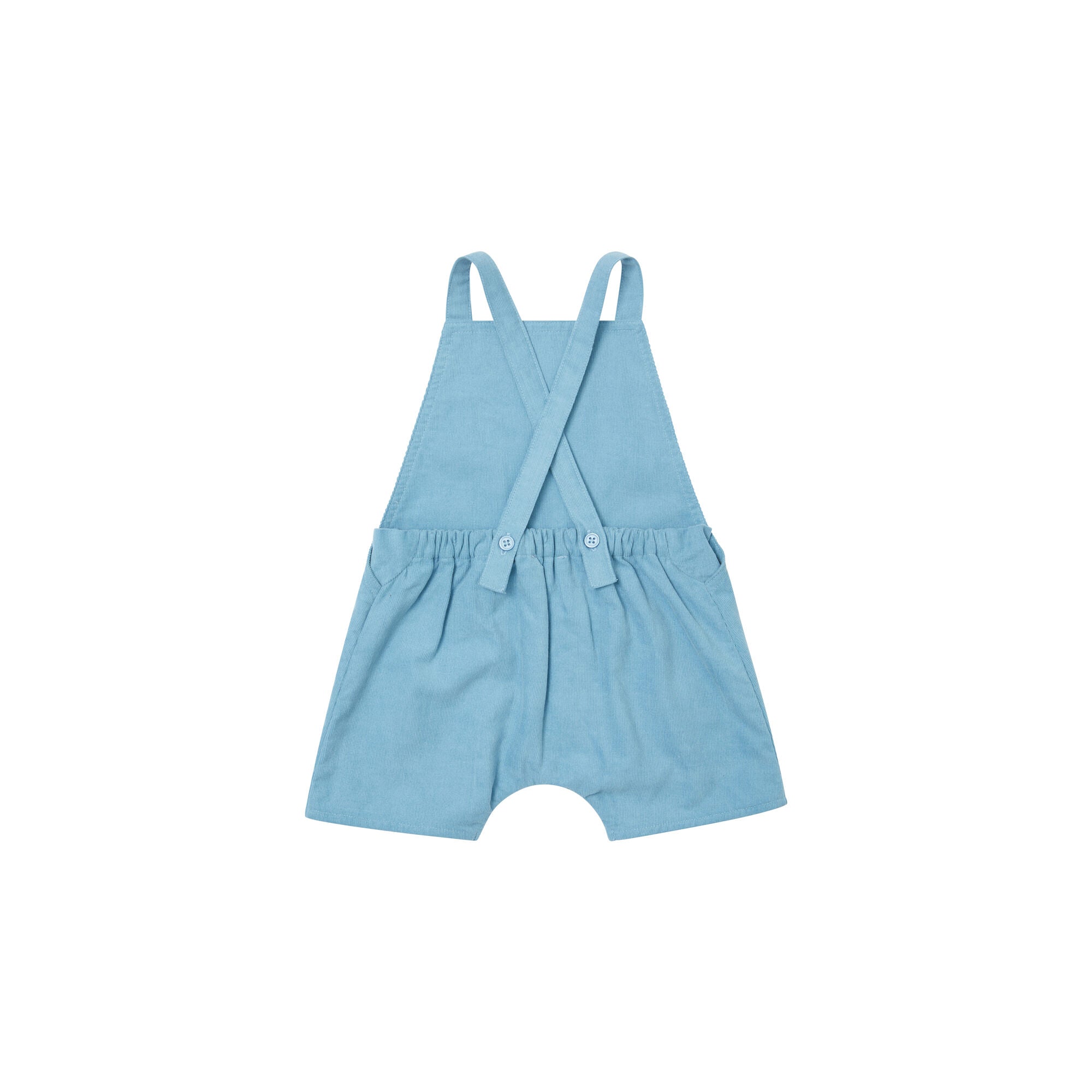 Baby Boys & Girls Blue Cotton Trousers