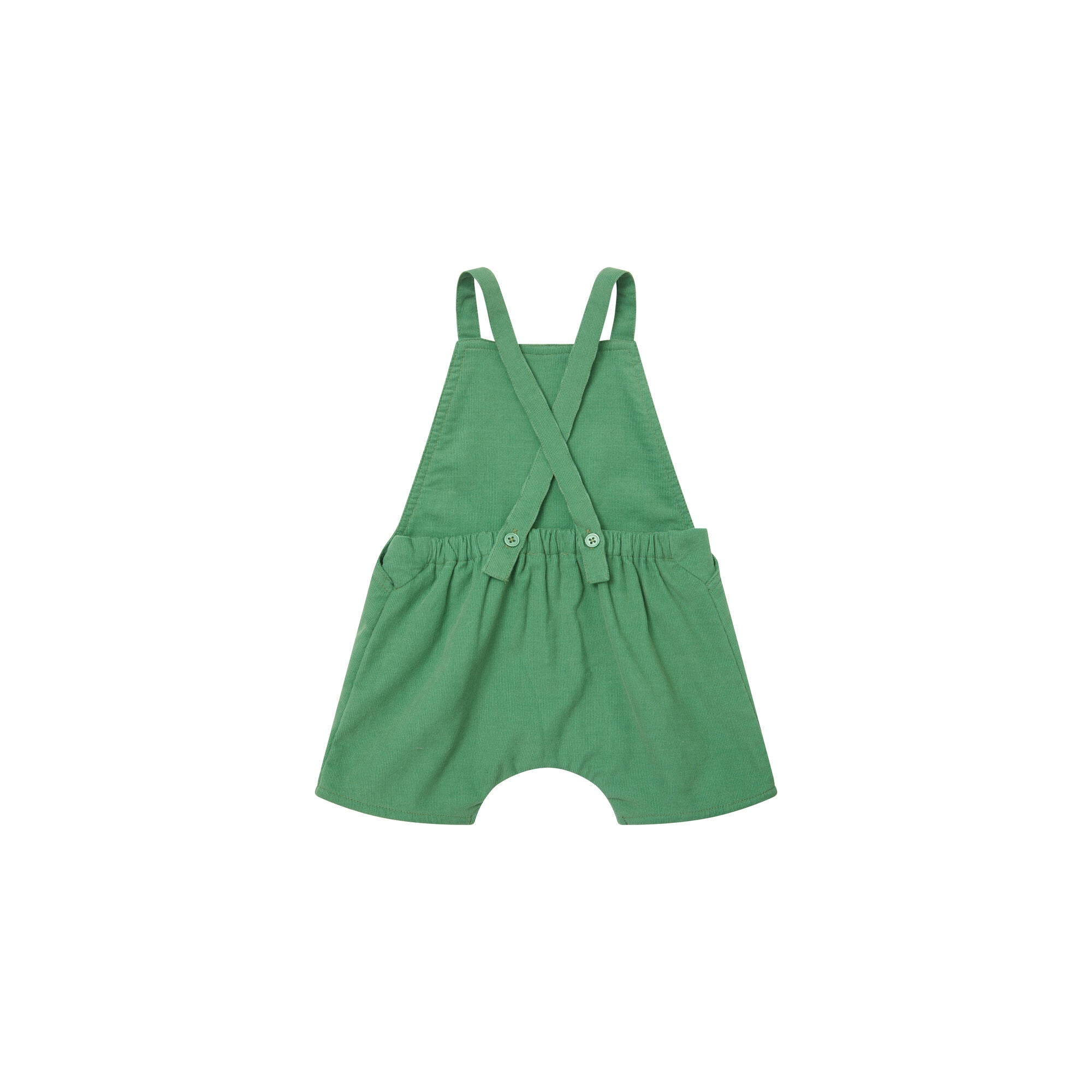 Baby Boys & Girls Green Cotton Trousers