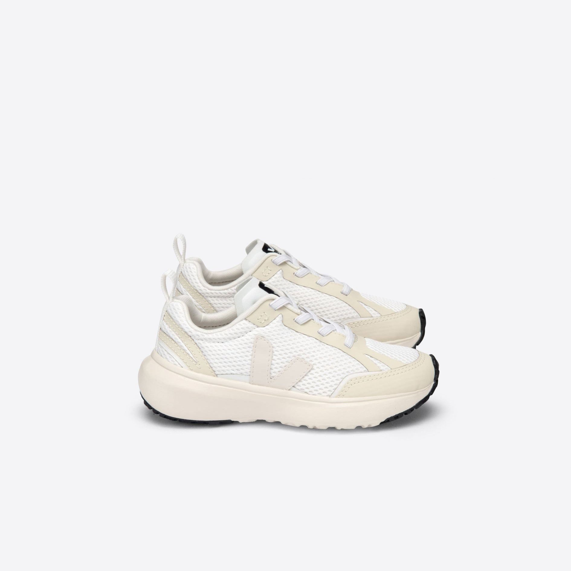 Boys & Girls White "CANARY ALVEOMESH" Shoes