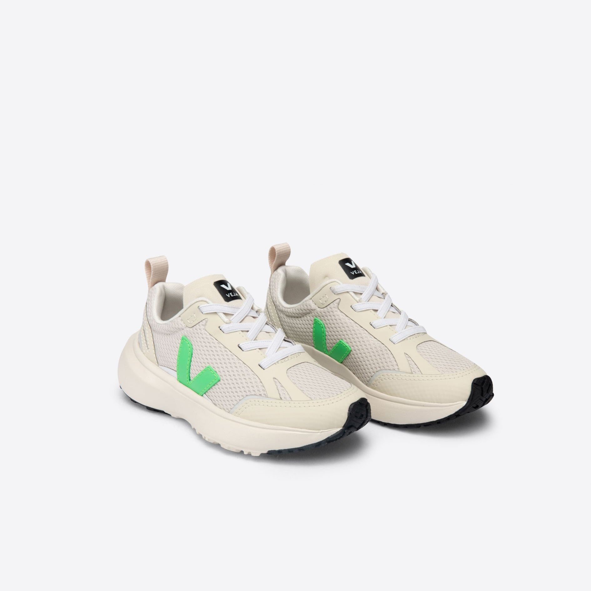 Boys & Girls Green "CANARY ALVEOMESH" Shoes