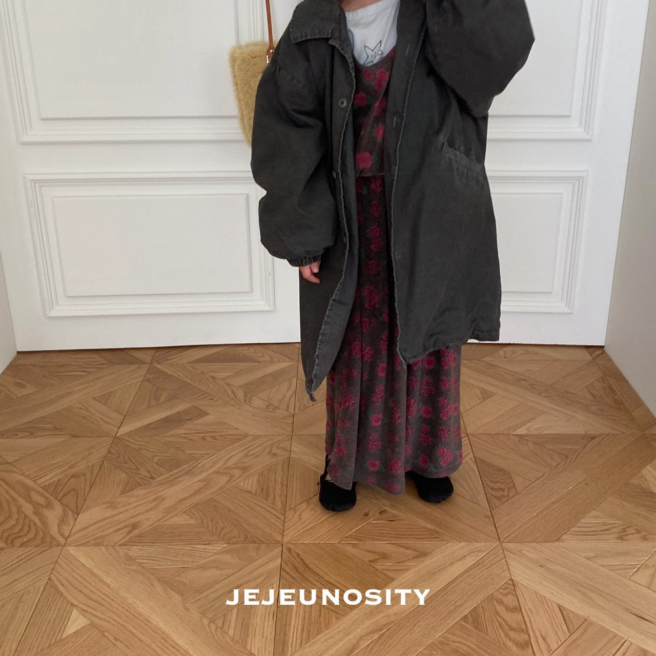 Boys & Girls Charcoal Coat