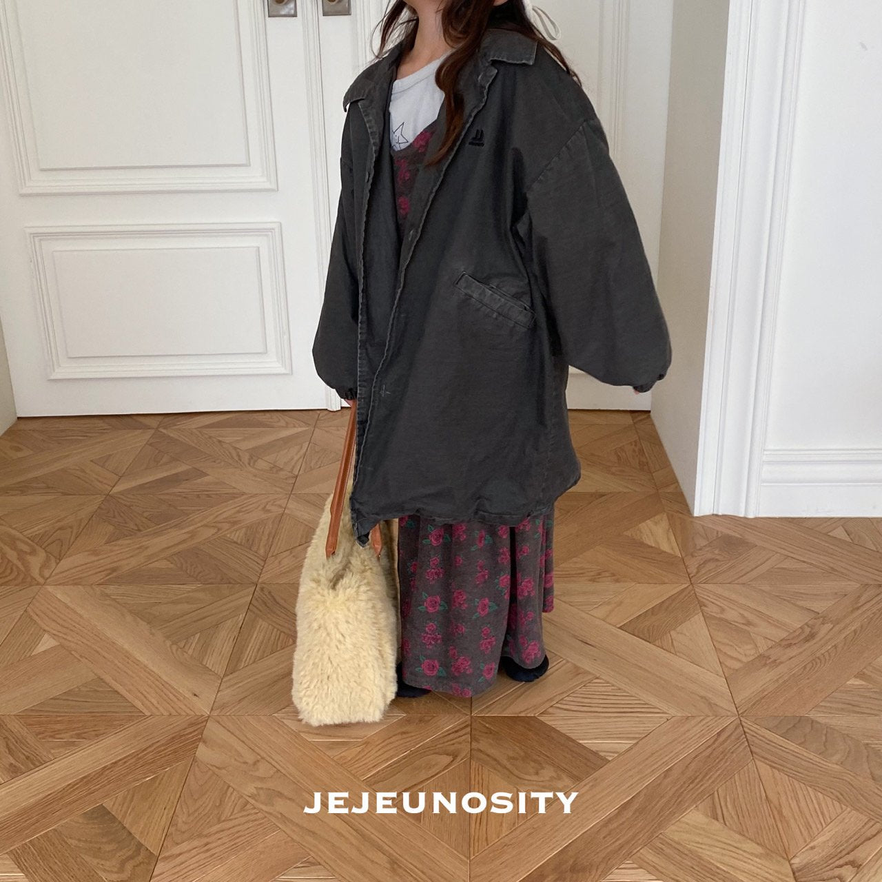 Boys & Girls Charcoal Coat