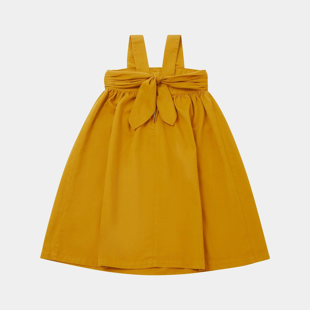 Girls Yellow Cotton Dress