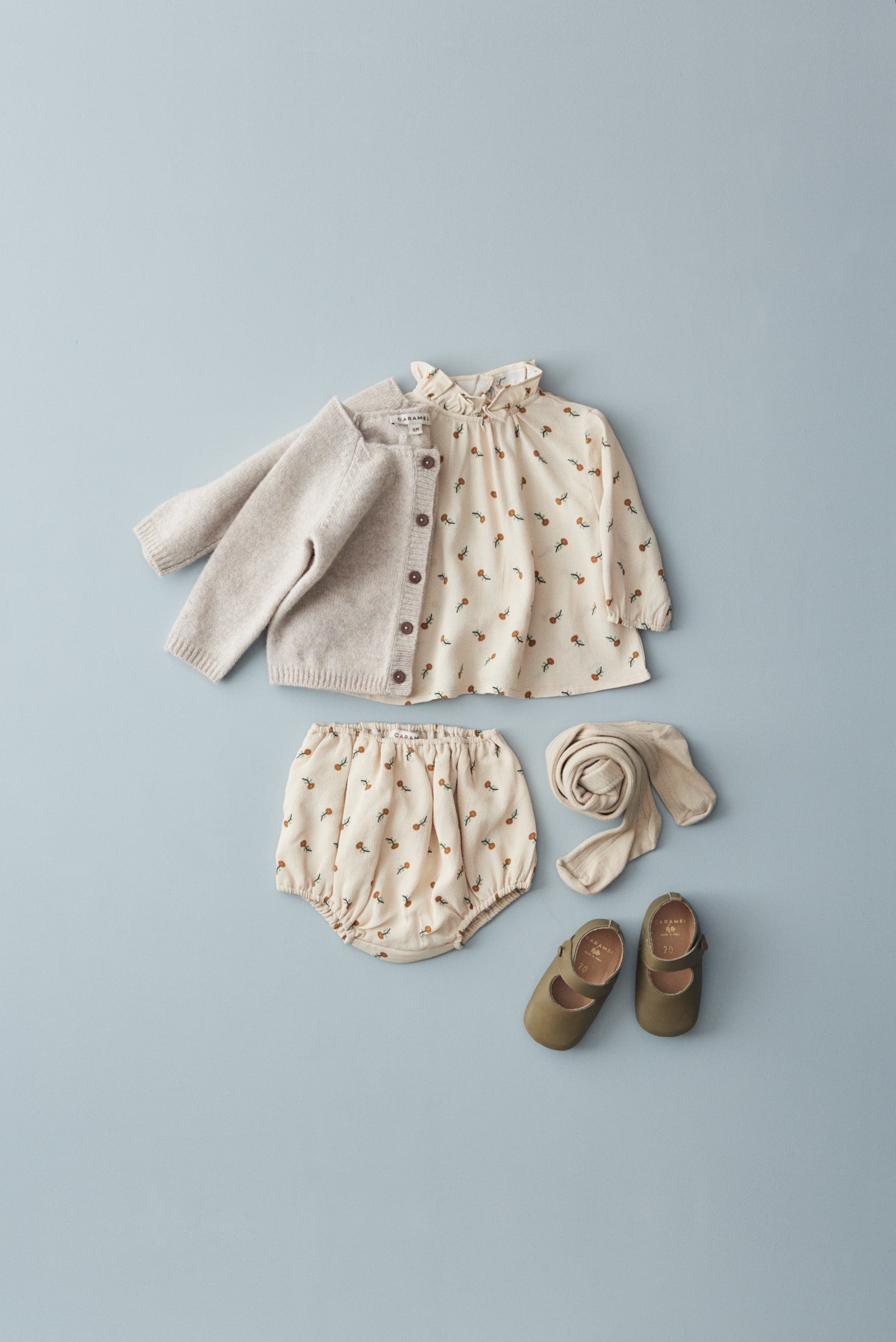 Baby Girls White Printed Top
