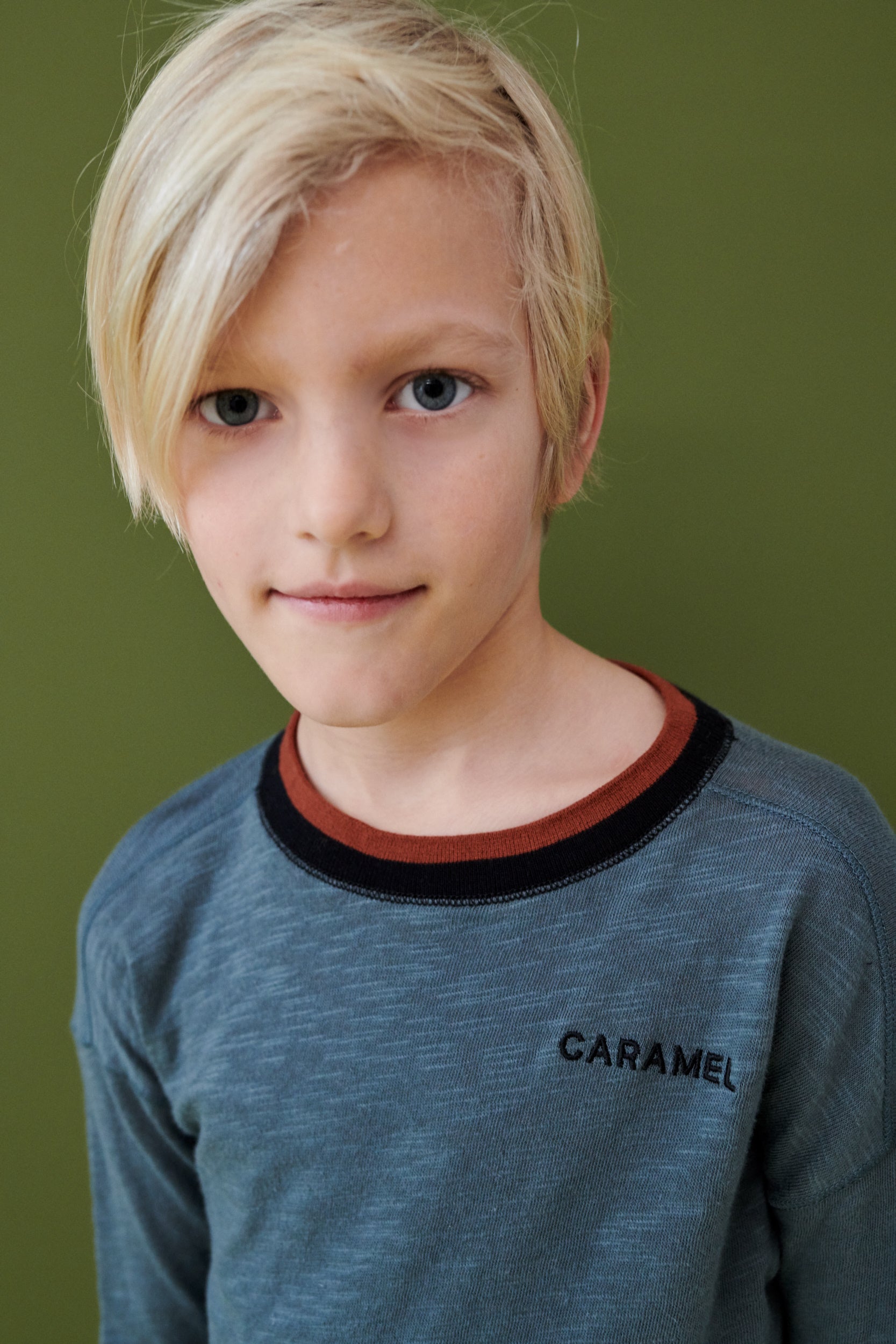 Boys & Girls Blue Cotton T-Shirt