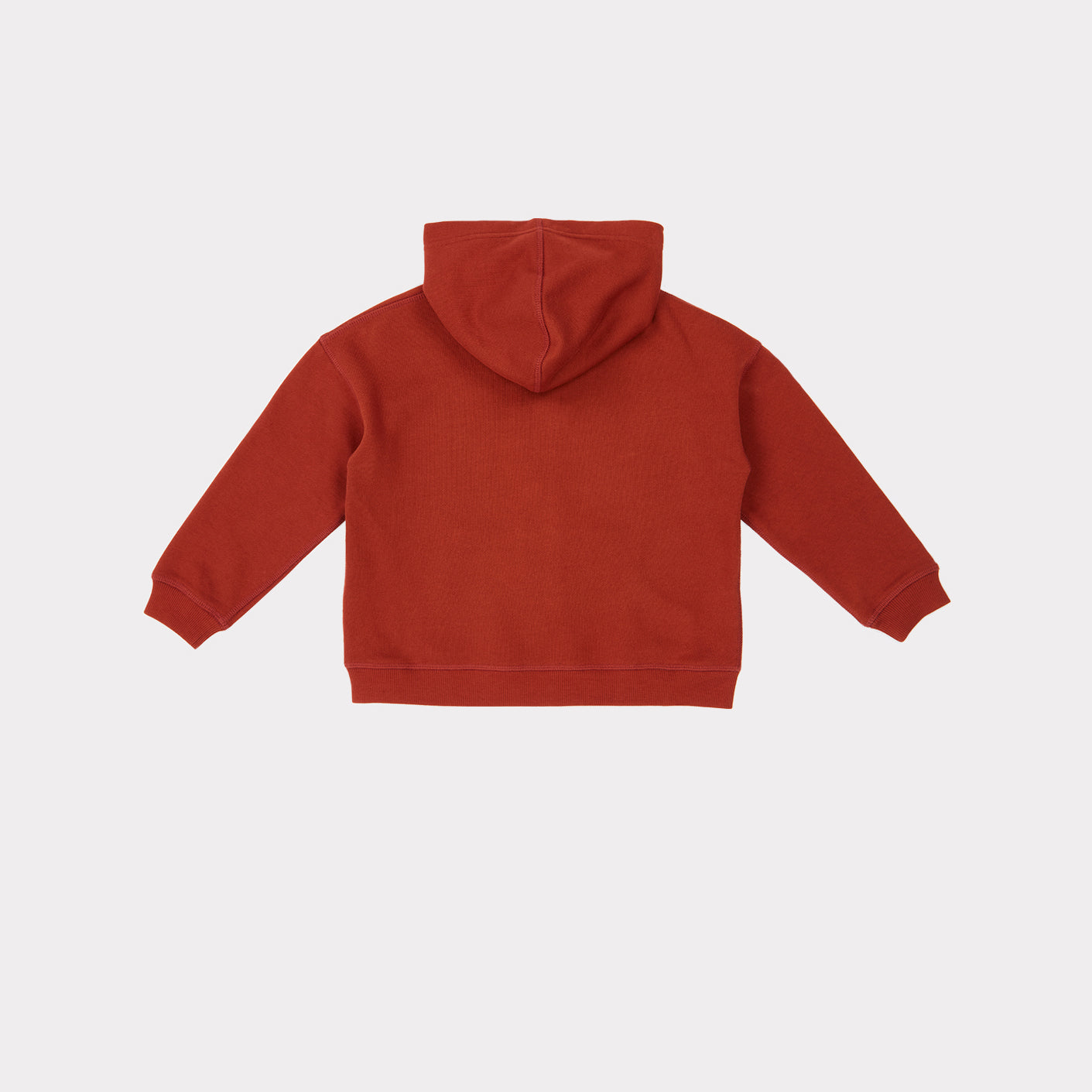 Boys & Girls Dark Red Hooded Cotton Top