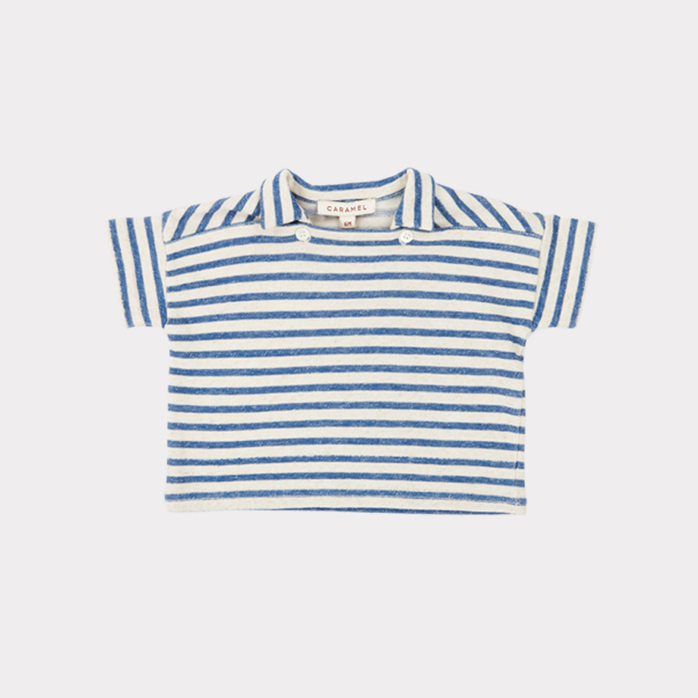 Baby Boys Blue Stripe Cotton Set