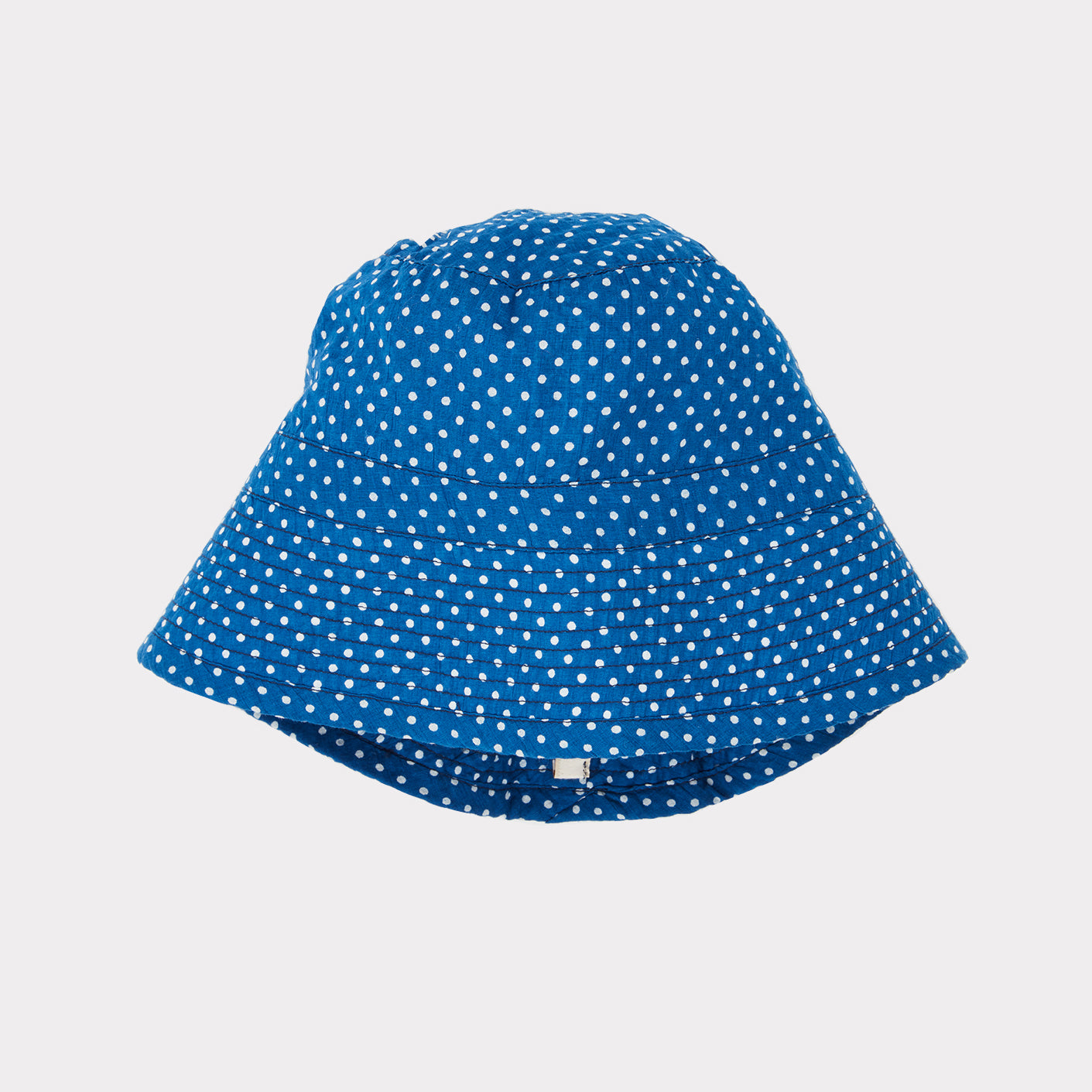 Boys & Girls Blue Dots Cotton Sunhat