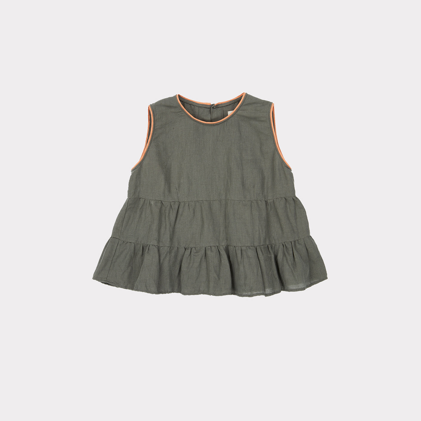 Girls Dark Olive Top