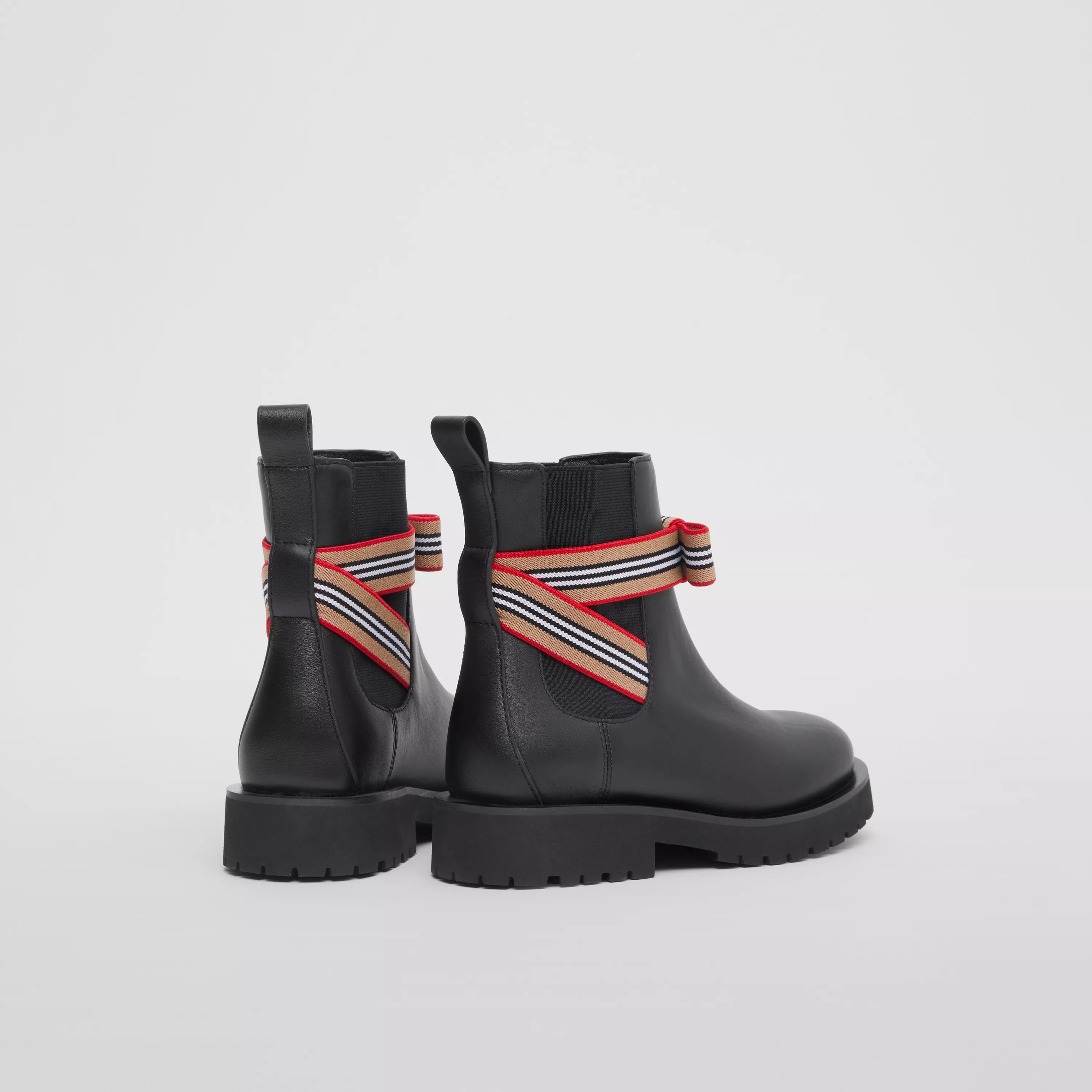 Girls Black Bow Boots