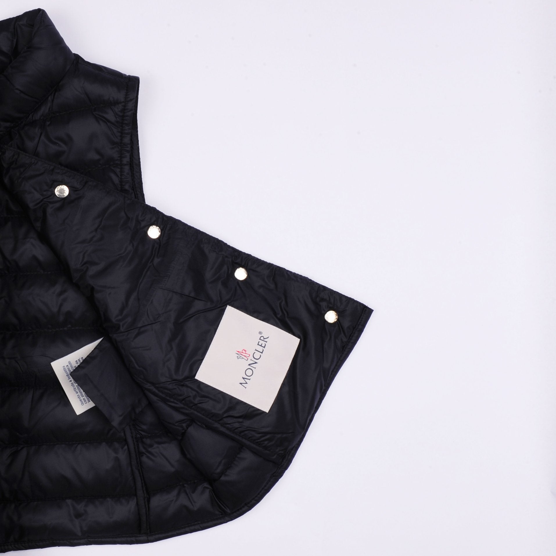 Girls Black 'LIANE' Padded Down Vest