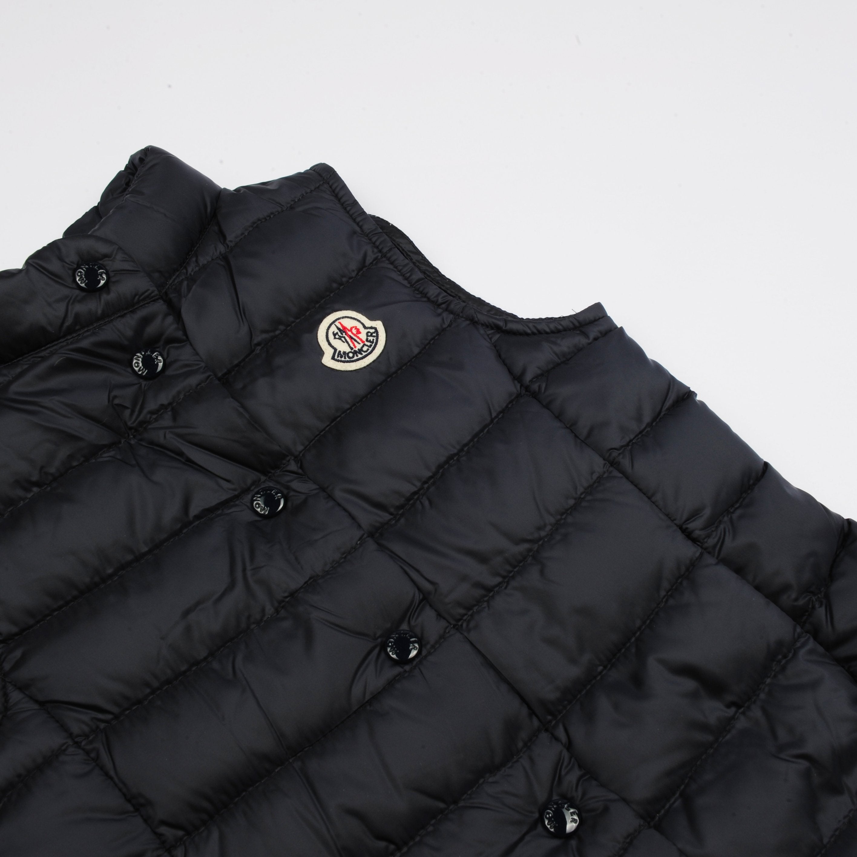 Girls Black 'LIANE' Padded Down Vest
