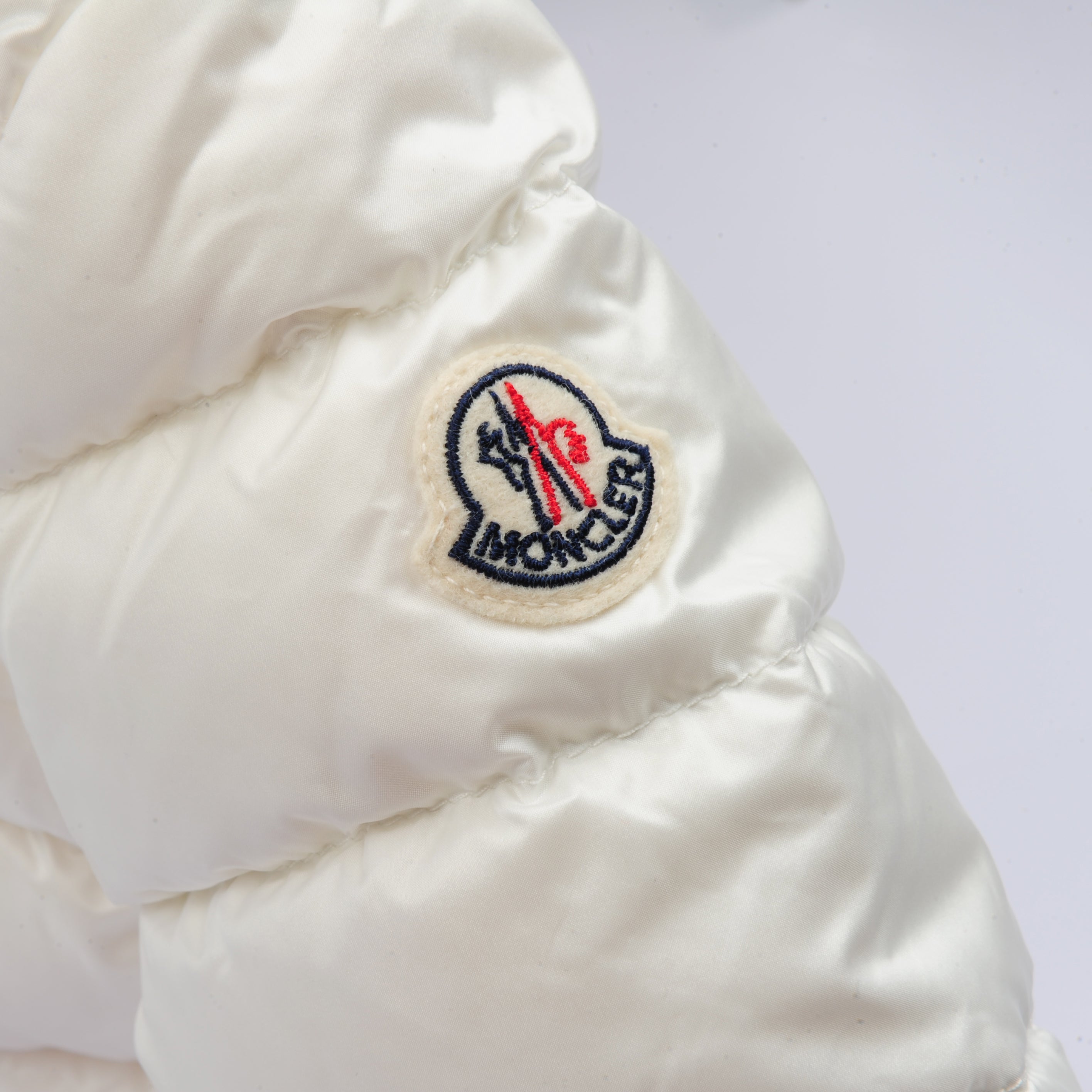 Baby Girls White "ACORUS" Padded Down Coat