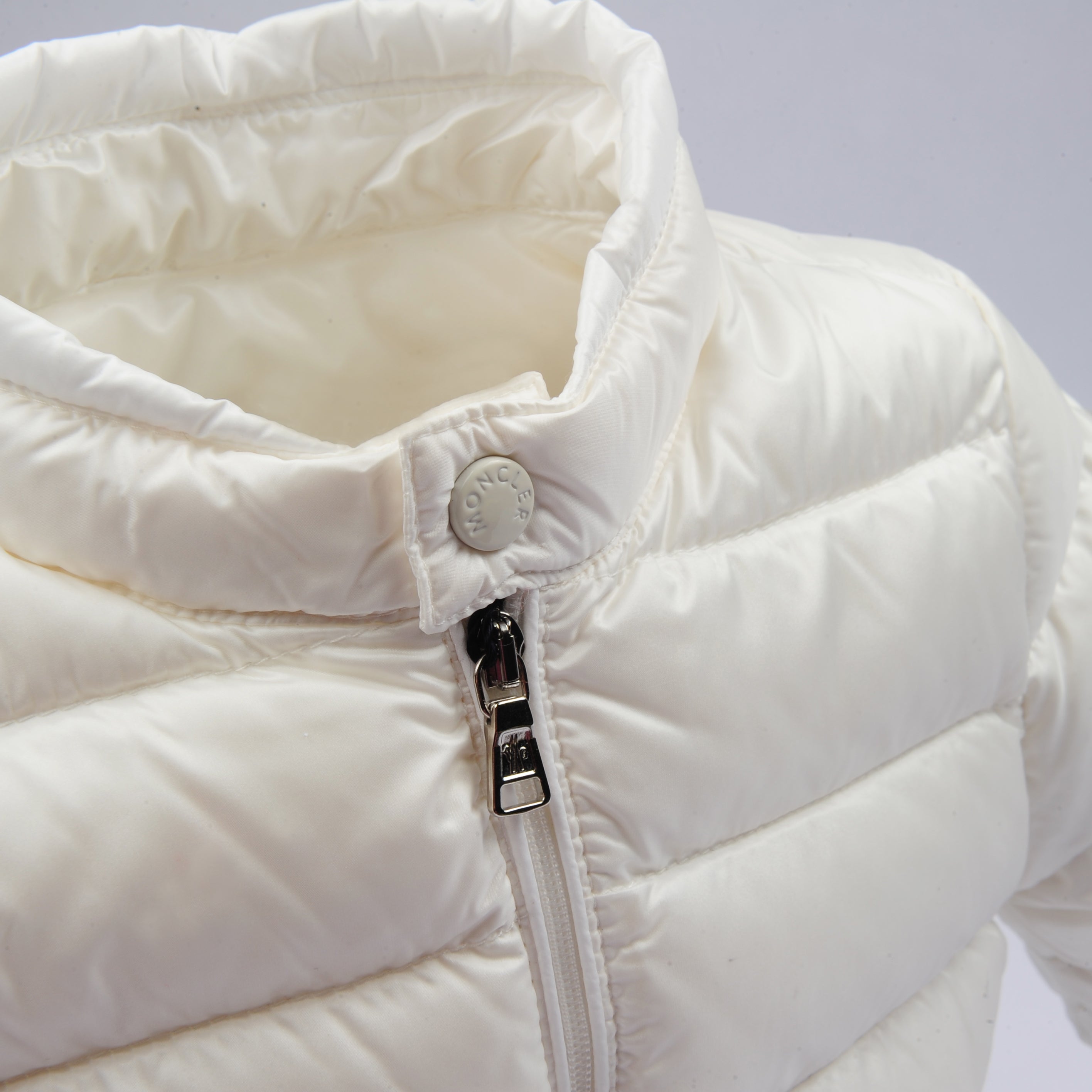 Baby Girls White "ACORUS" Padded Down Coat