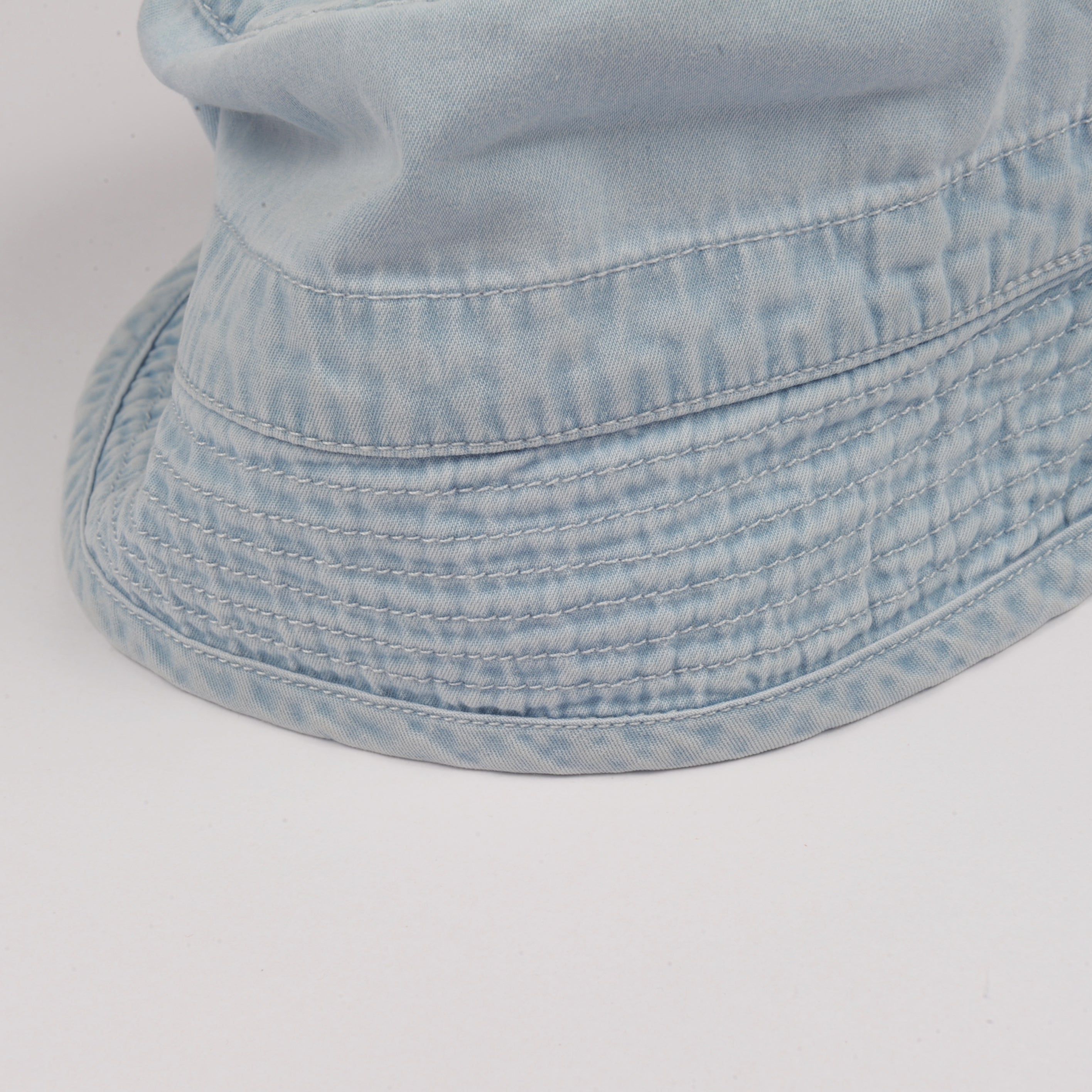 Girls Denim Blue Cotton Hat