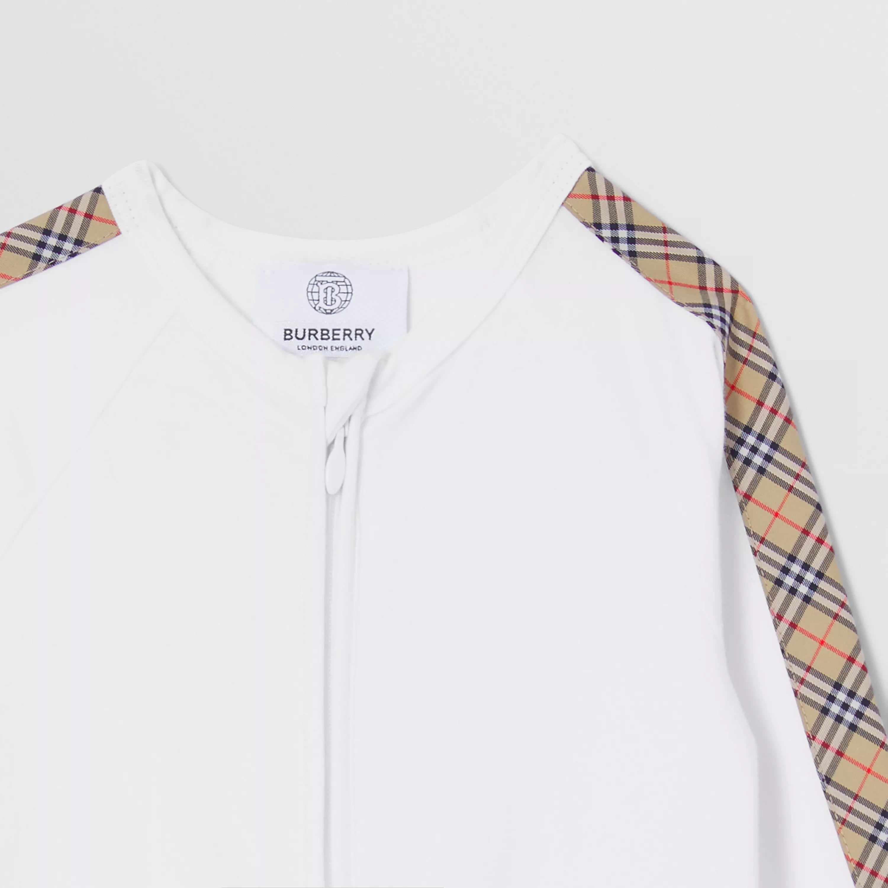 Baby Boys & Girls White Cotton Babysuit Set