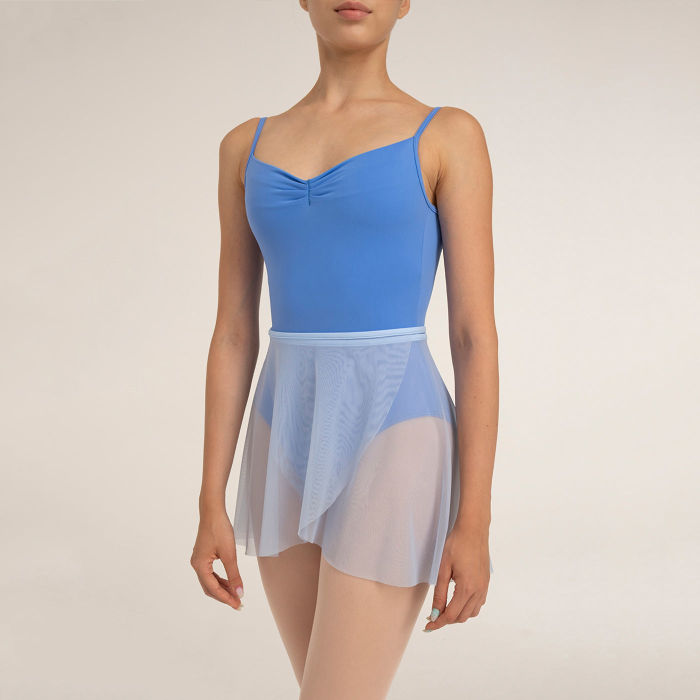 Girls Light Blue Ballet Skirt