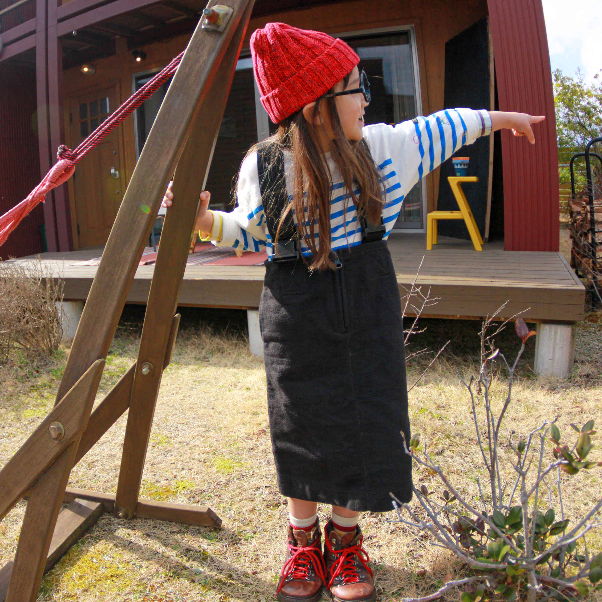 Boys & Girls Blue Stripes Cotton T-Shirt