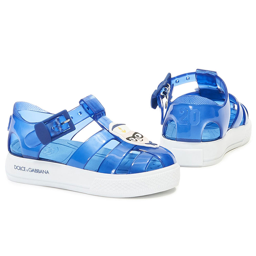 Baby Blue Pvc Sandal - CÉMAROSE | Children's Fashion Store