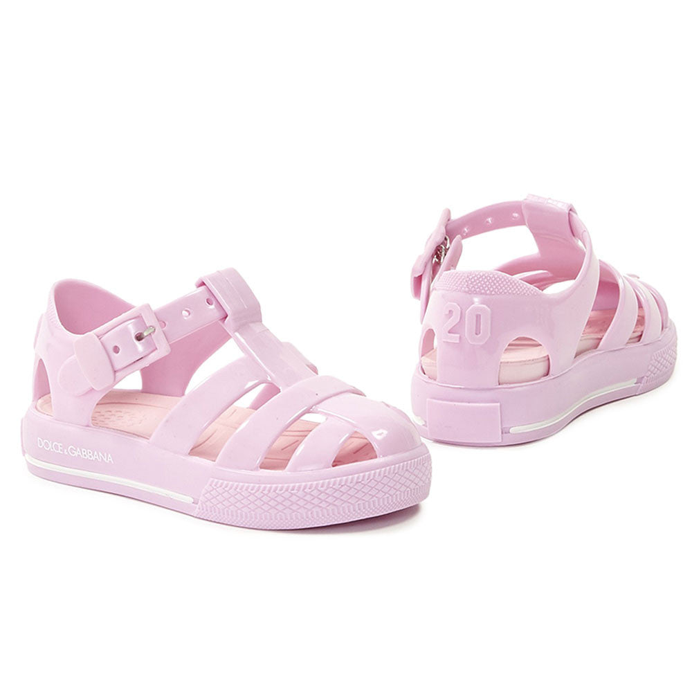 Girls Light Pink Pvc Sandal - CÉMAROSE | Children's Fashion Store