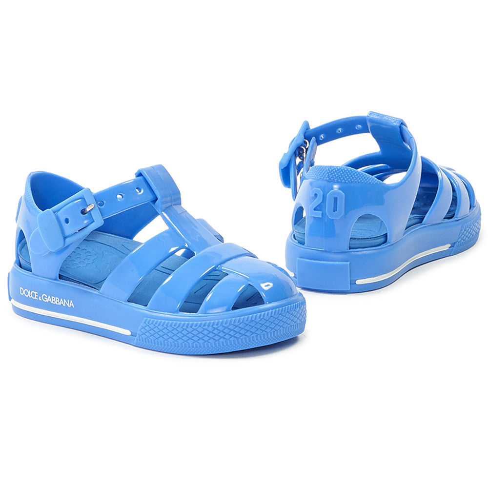 Boys Sky Blue Pvc Sandal - CÉMAROSE | Children's Fashion Store