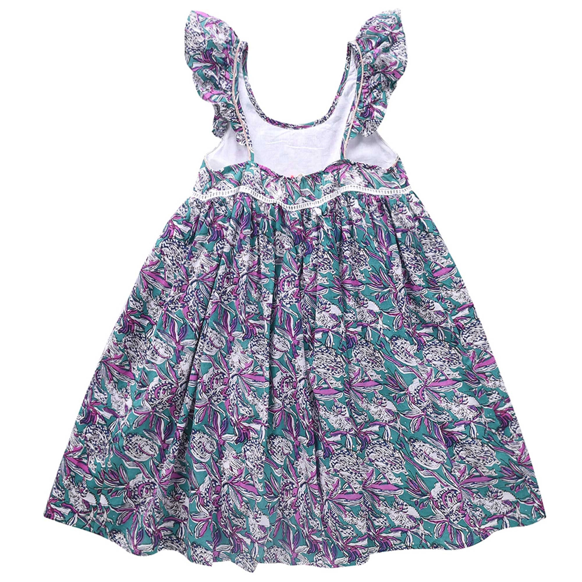 Girls Iris "Baya" Cotton Dress