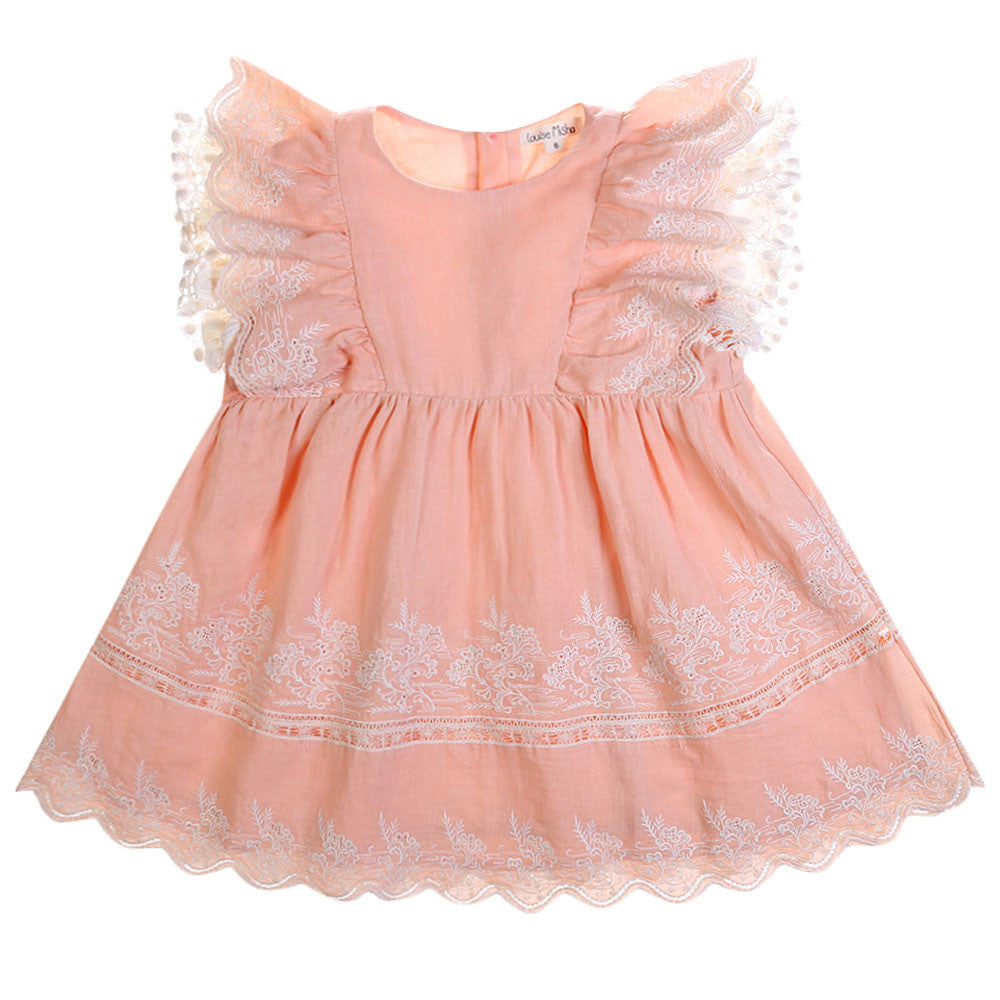 Girls Light Pink "Hermine" Dress