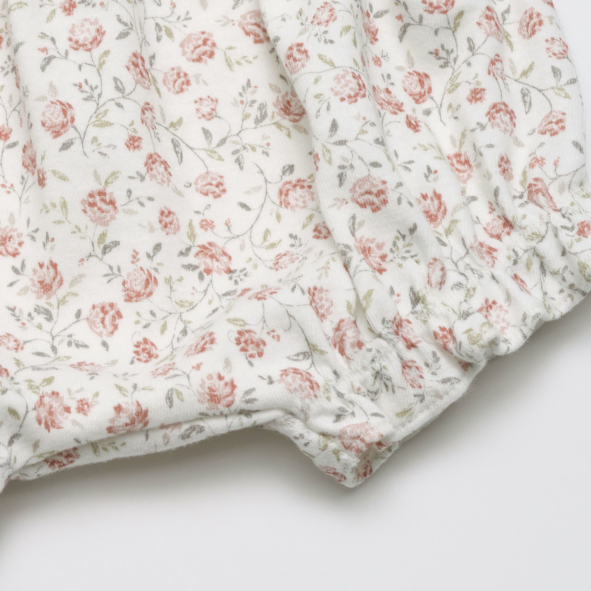 Baby Girls Pink Floral Cotton Set