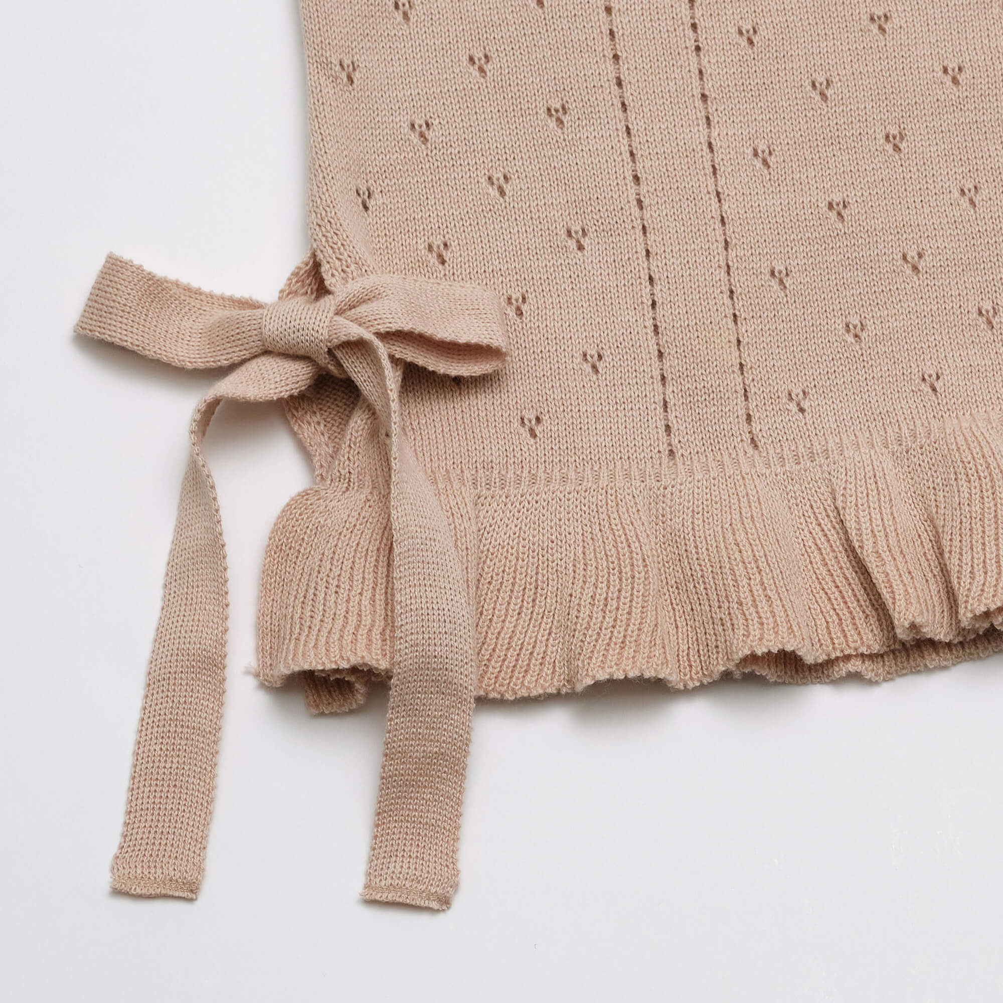 Girls Pink Knit Vest