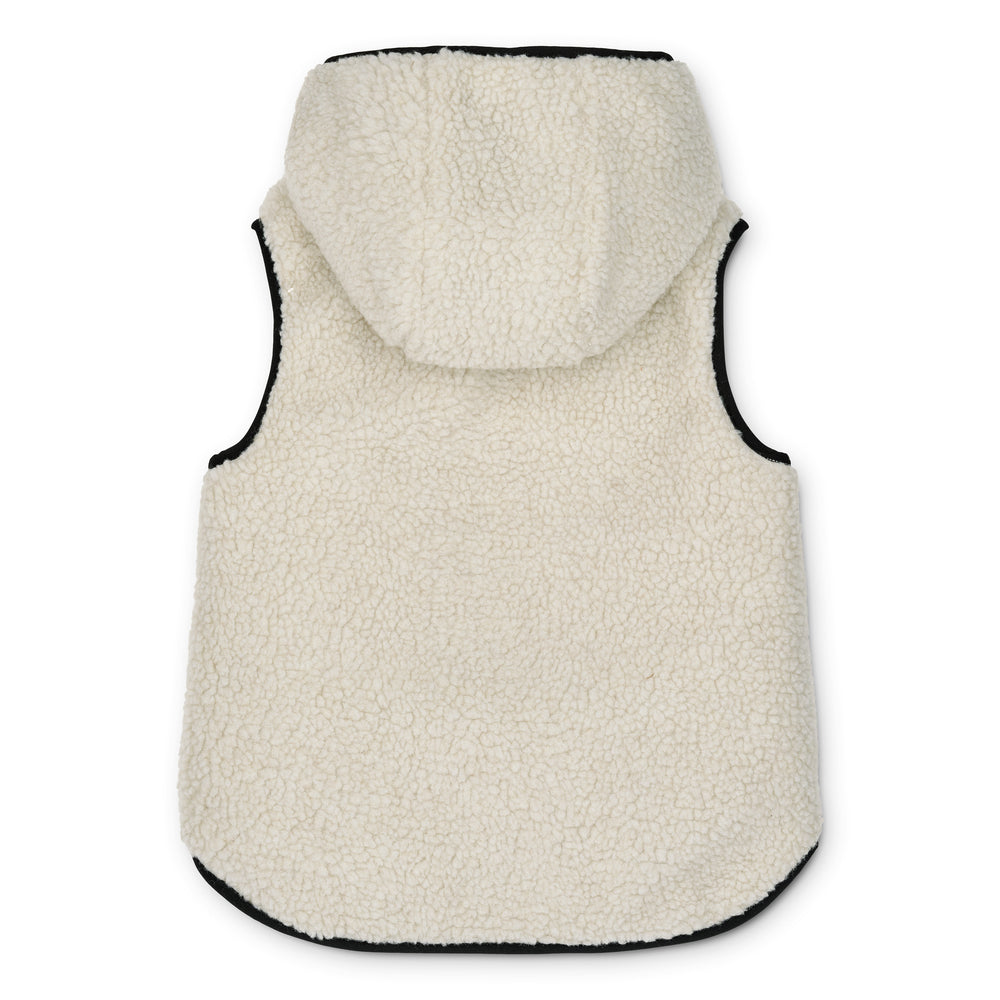 Boys & Girls White Reversible Gilet