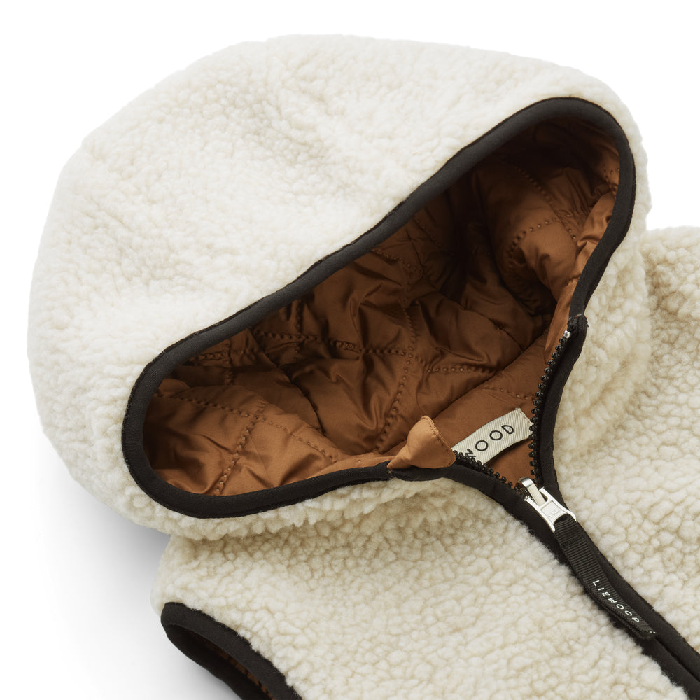 Boys & Girls White Reversible Gilet