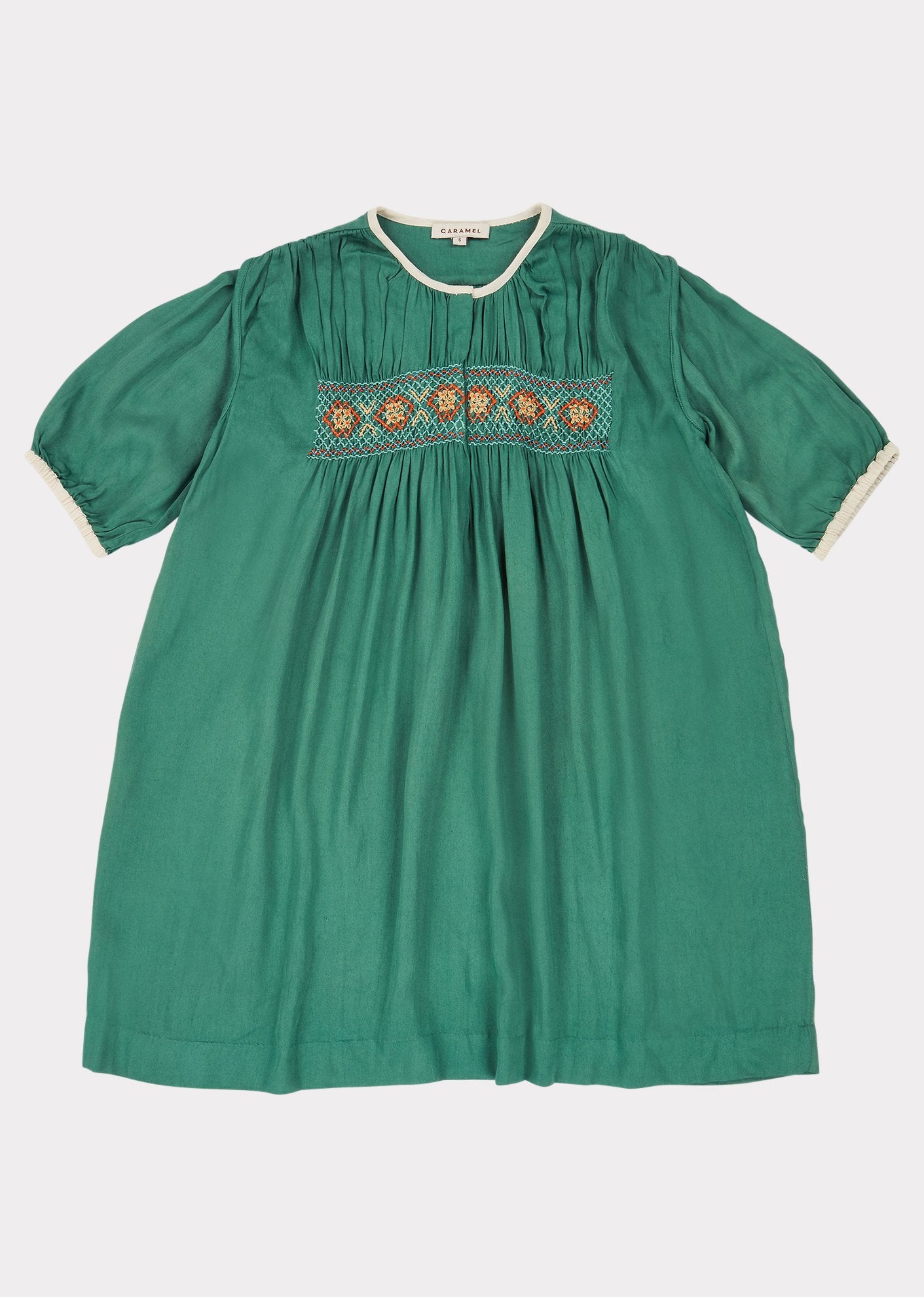 Girls Green Dove Dress