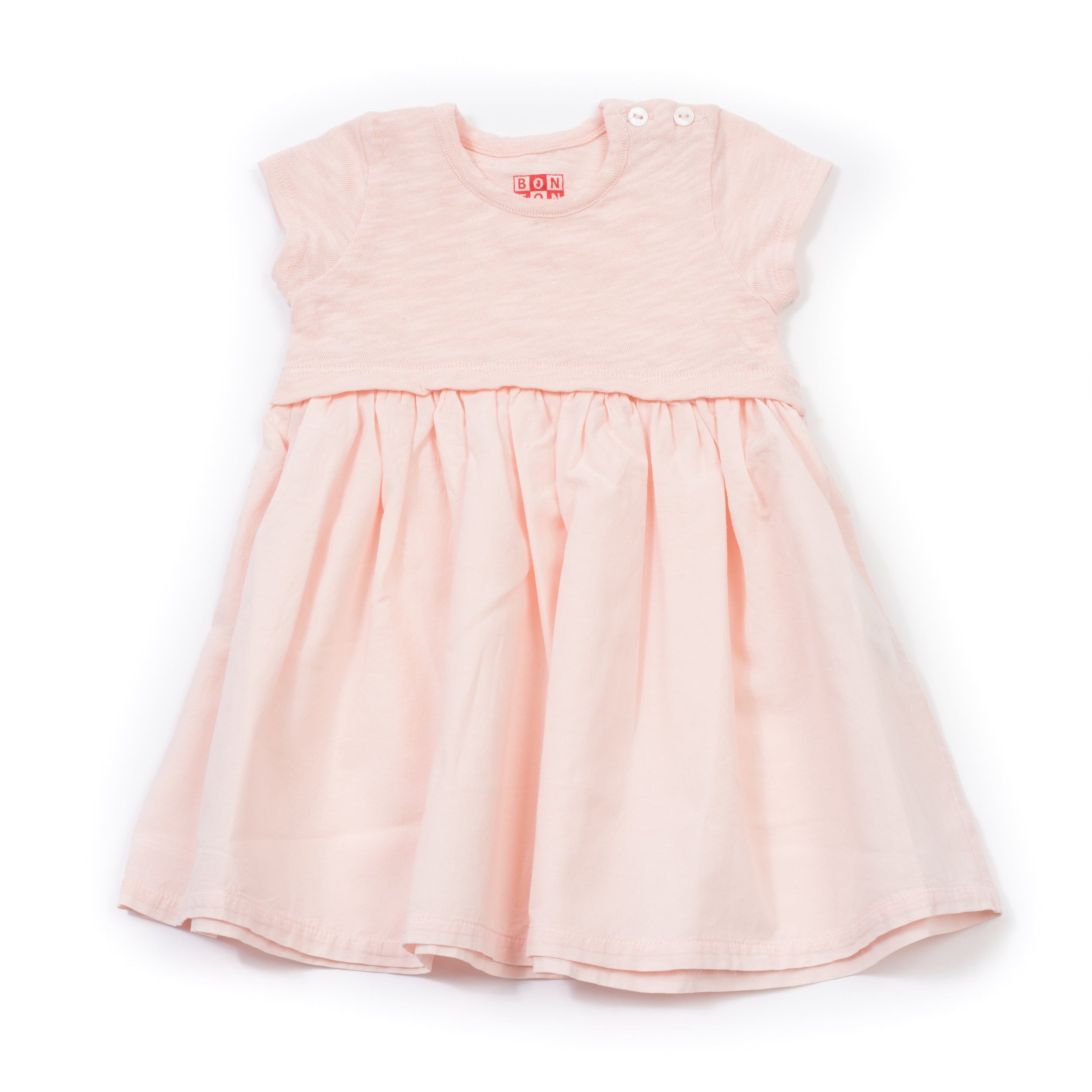 Baby Girls Rose Blossom Cotton Dress