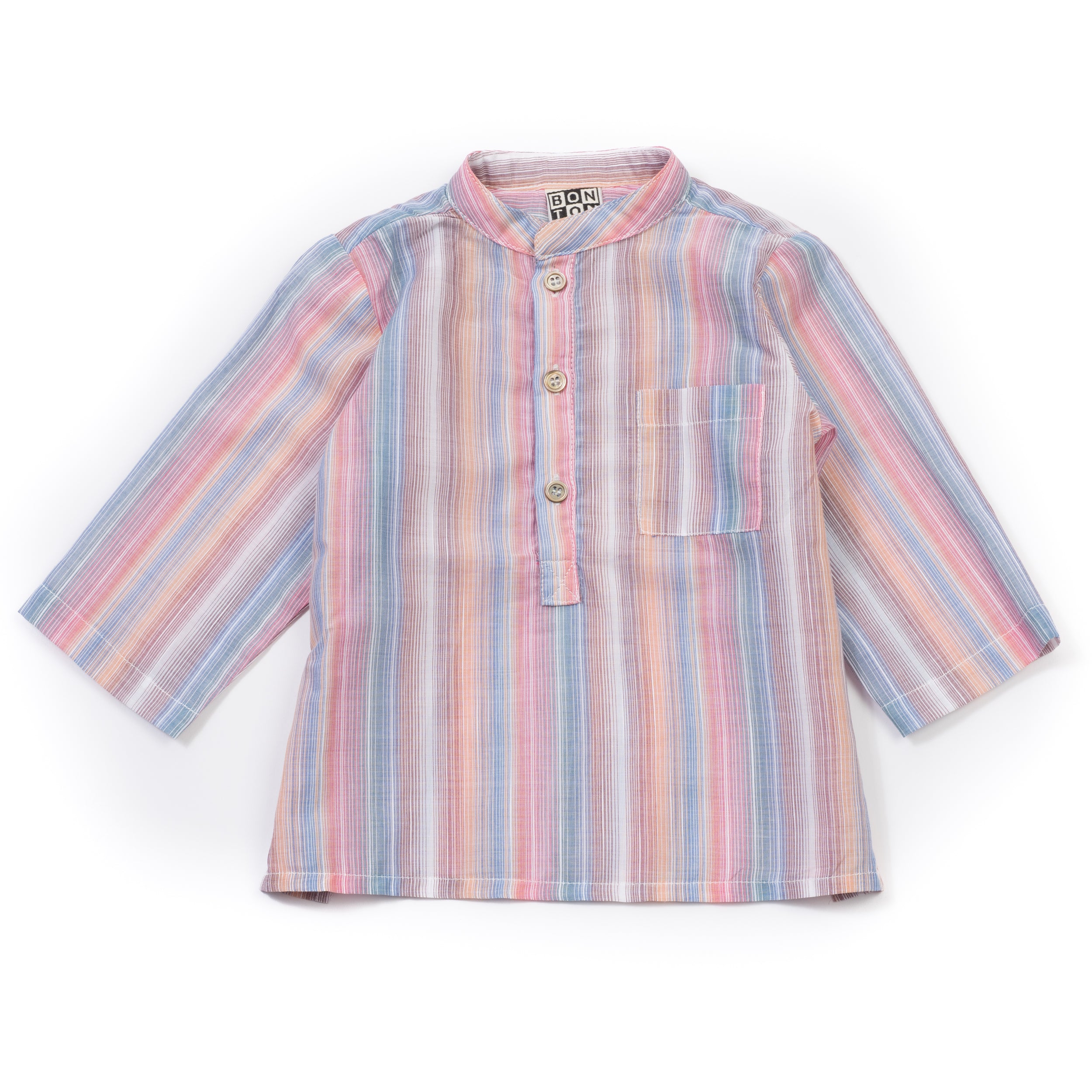 Baby Boys Ray Rose & Marron Cotton T-shirt