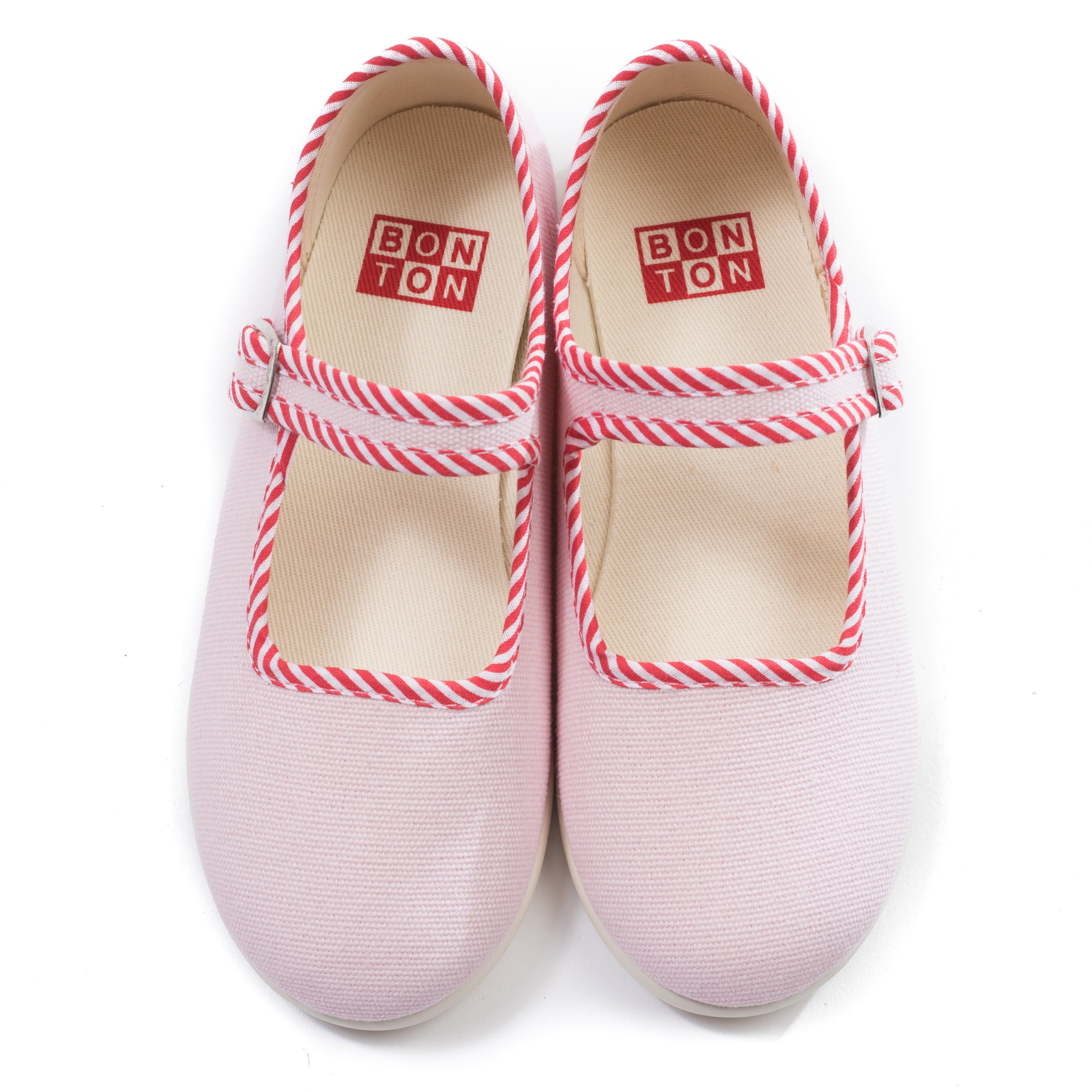Baby Girls Rose Planined Slippers With Buckle
