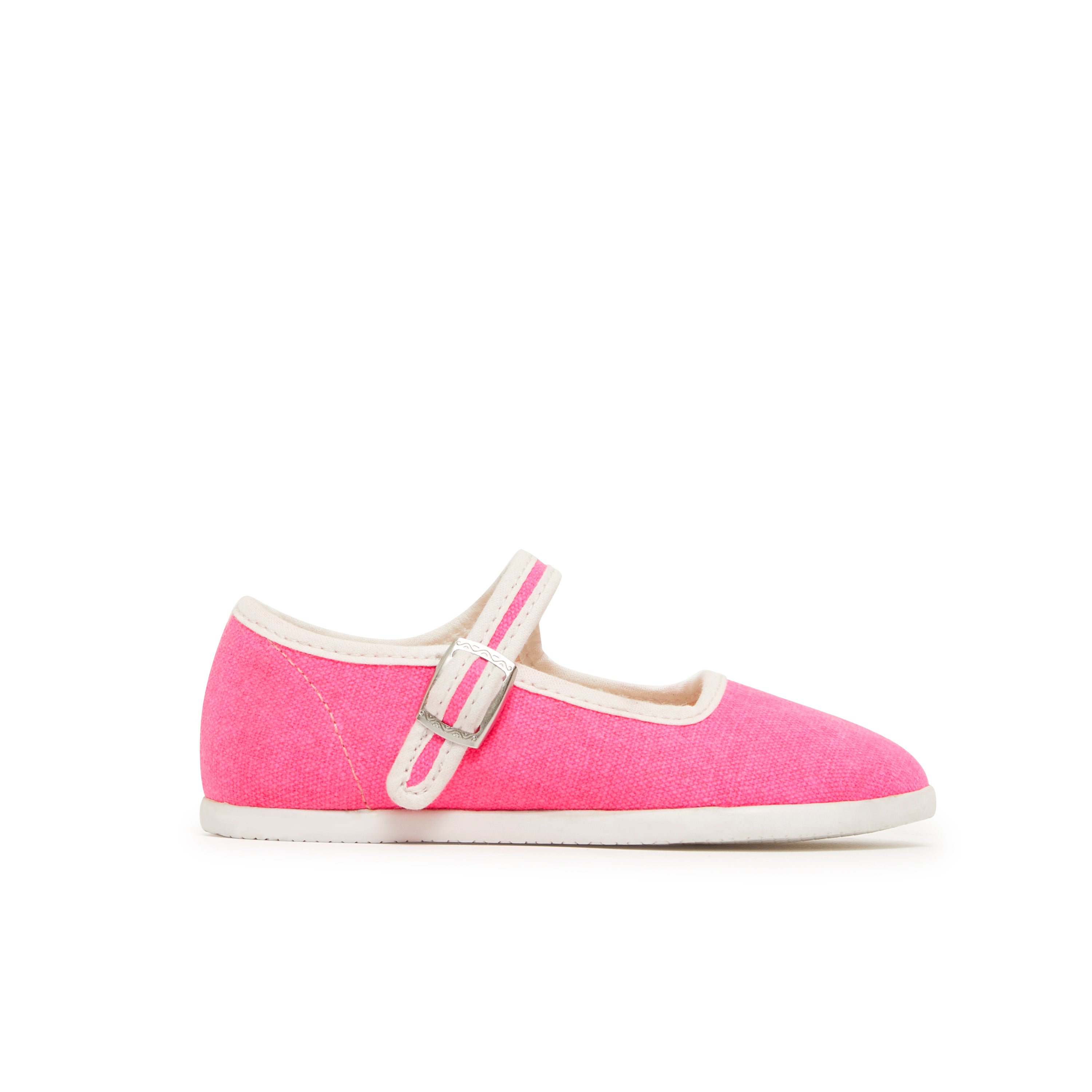 Girls Pink Cotton Shoes
