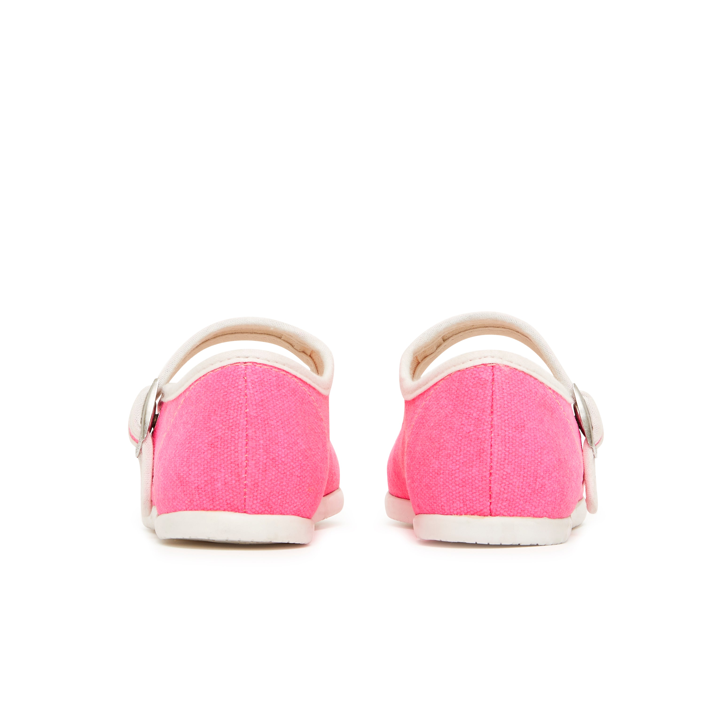 Girls Pink Cotton Shoes