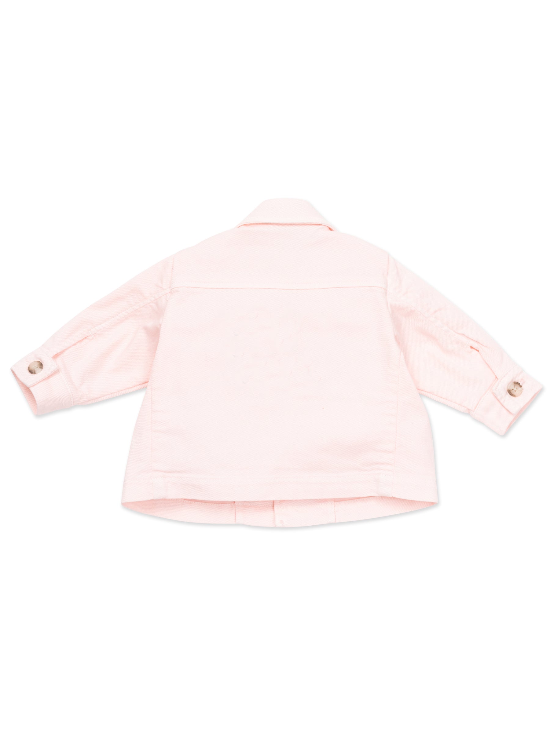 Baby Girls Pink Cotton Jacket