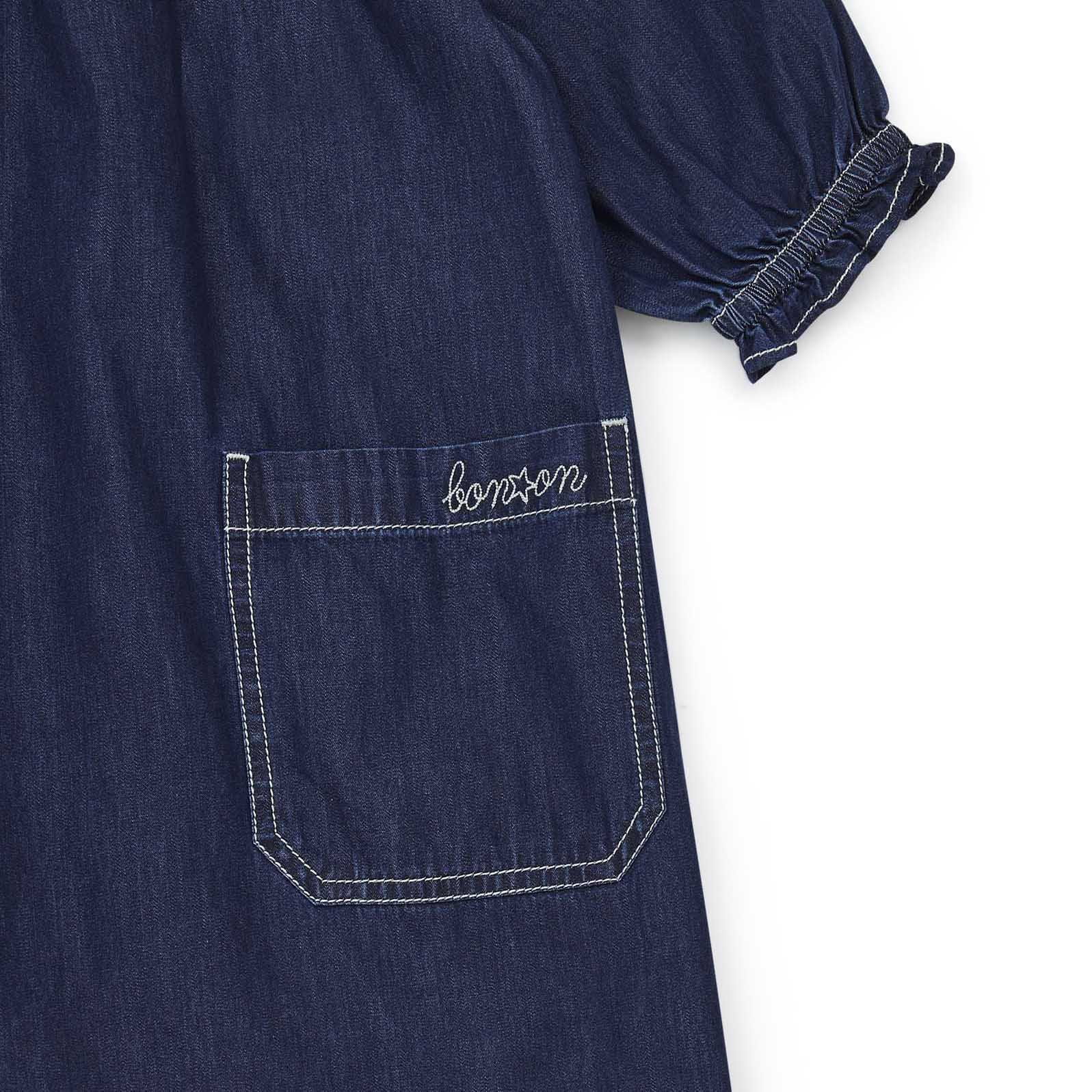 Girls Blue Denim Dress