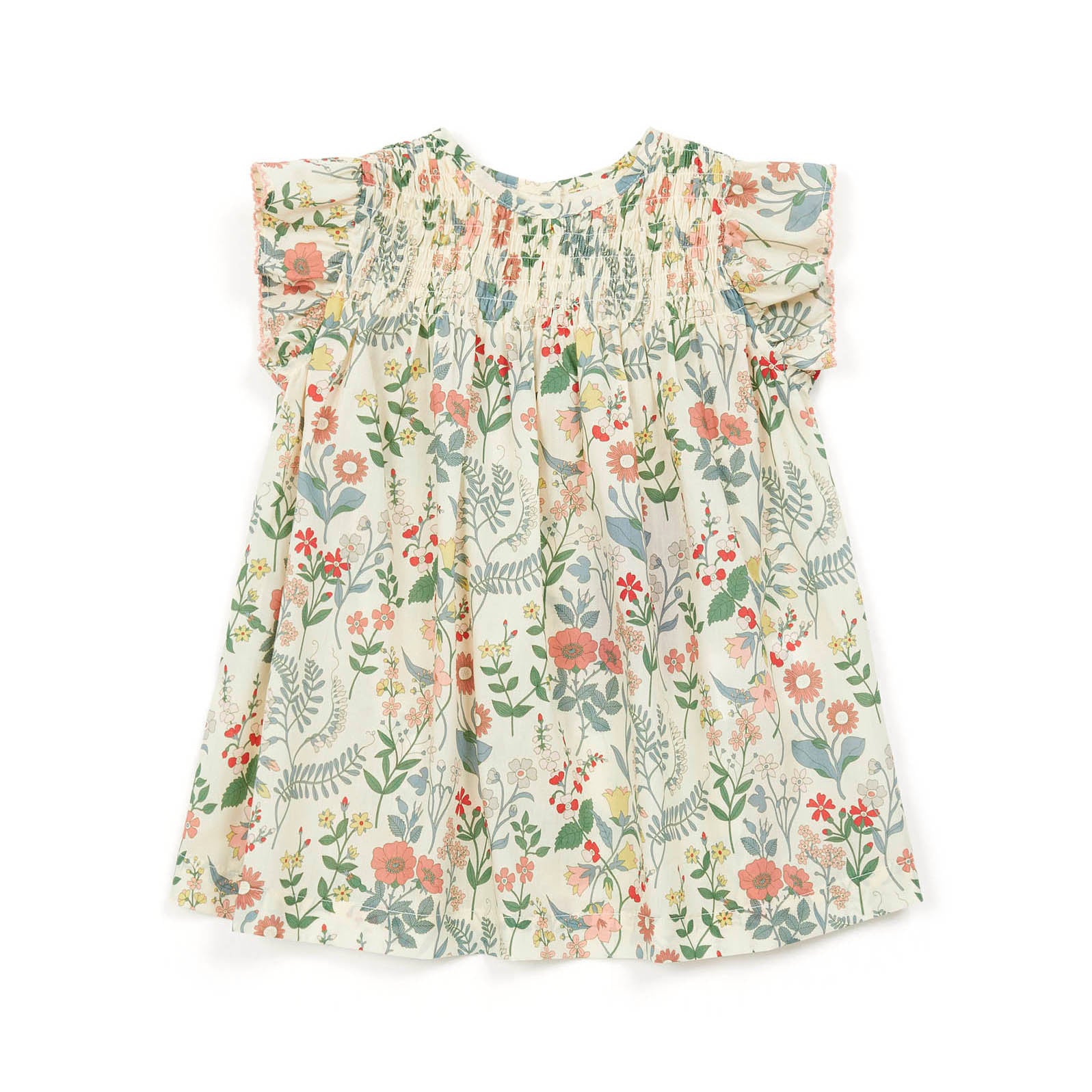 Baby Girls Yellow Flower Cotton Dress