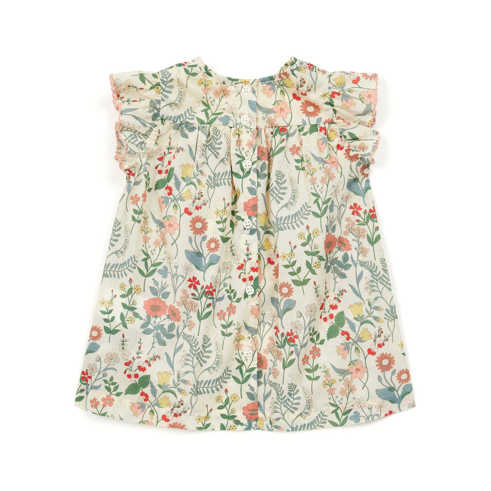 Baby Girls Yellow Flower Cotton Dress