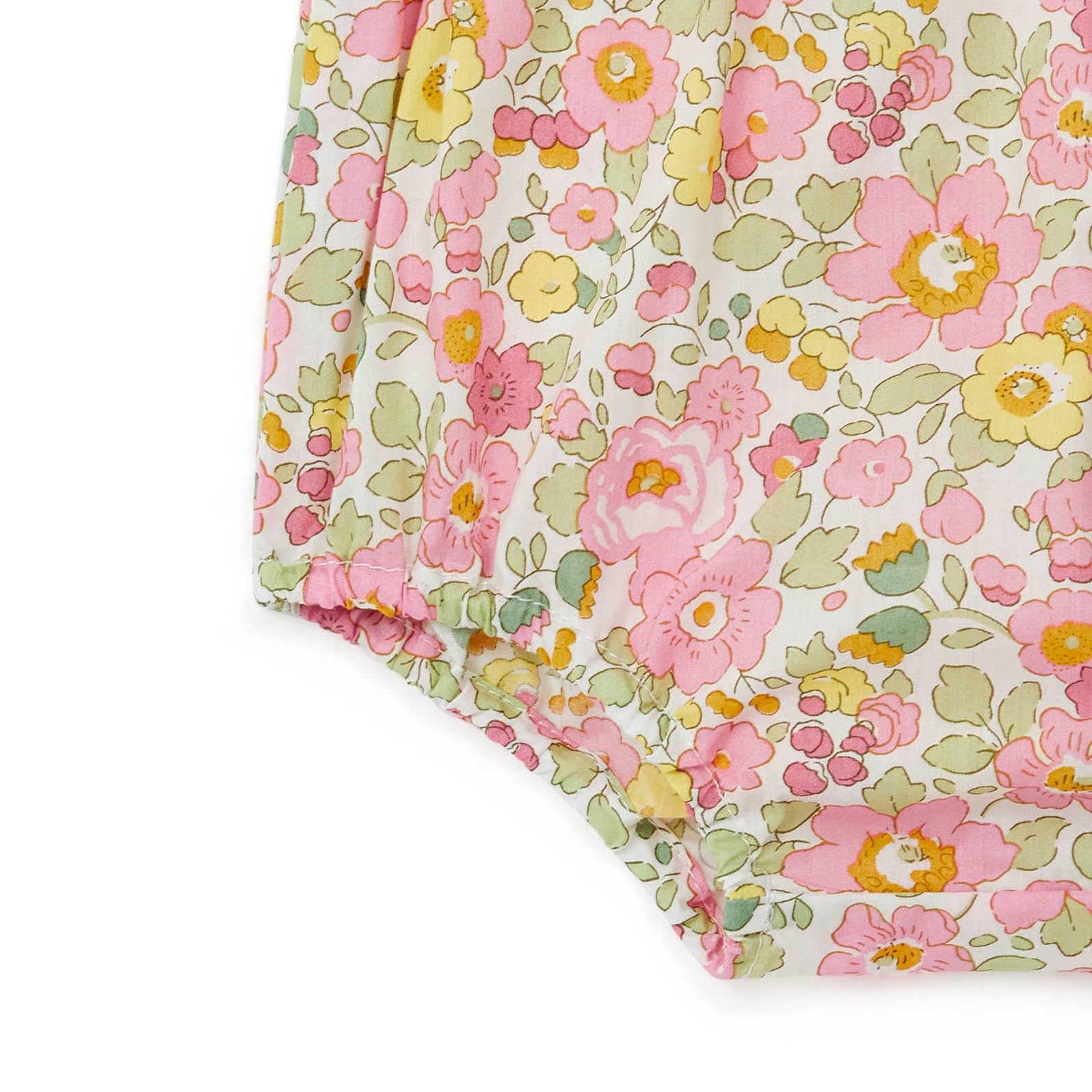 Baby Girls Yellow Flowers Cotton Bloomers