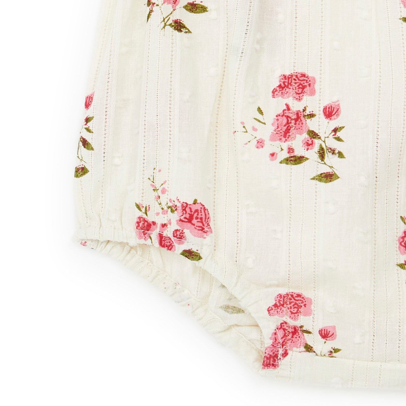 Baby Girls White Cotton Bloomers
