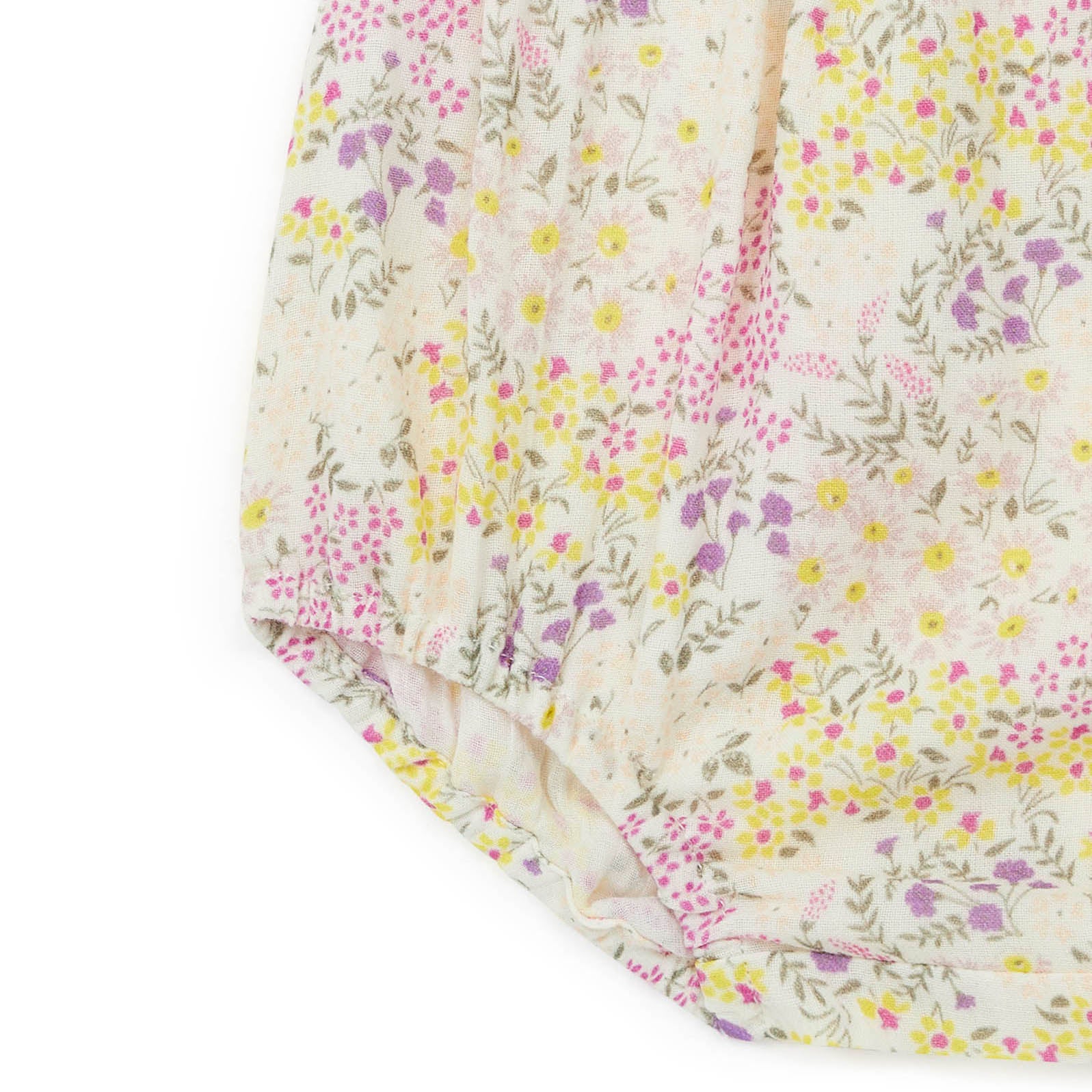 Baby Girls Yellow Cotton Bloomers