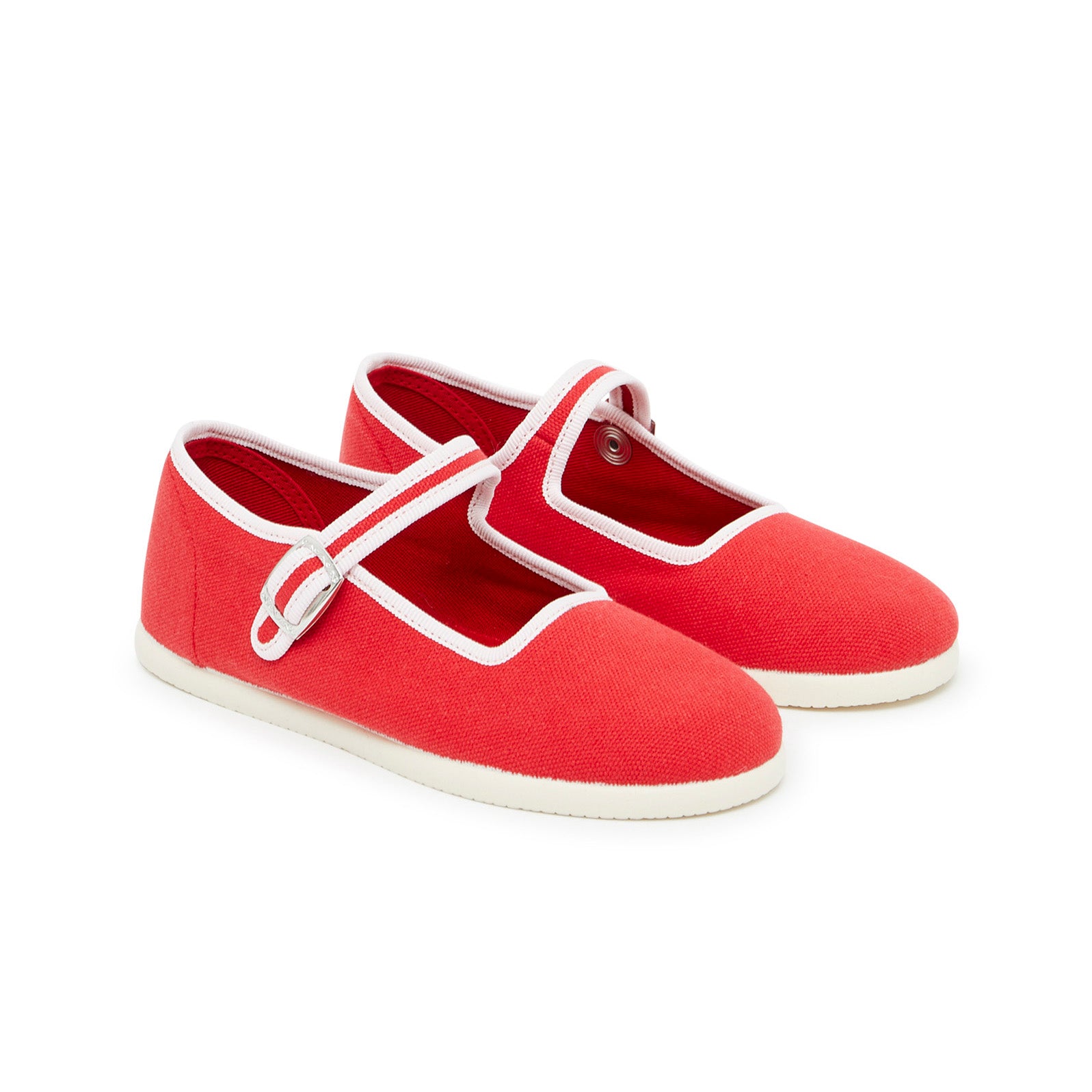 Girls Red Cotton Shoes